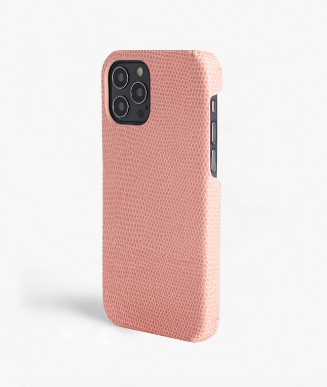 Funda iPhone 12/iPhone 12 Pro Lizard Rosa