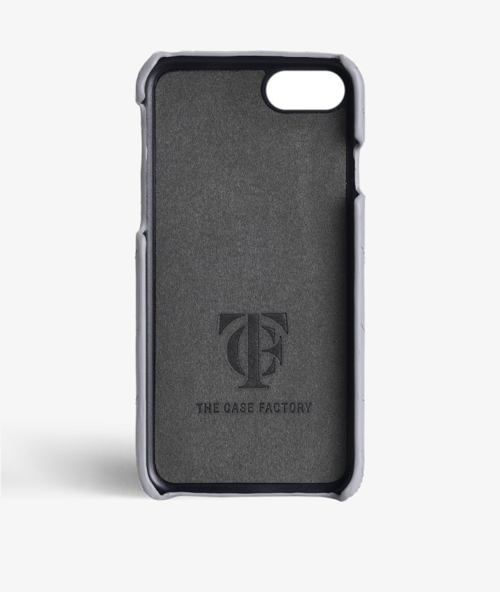 Funda iPhone SE 2022 V Nappa Grey