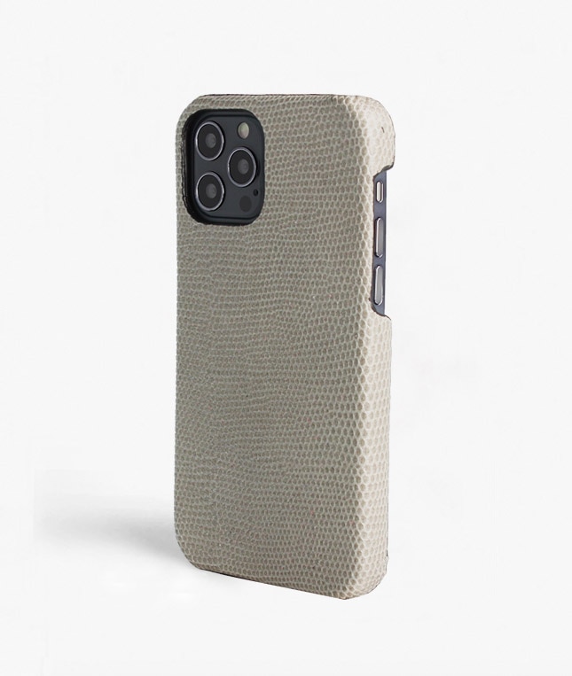 Funda iPhone 12/iPhone 12 Pro Lizard Gris