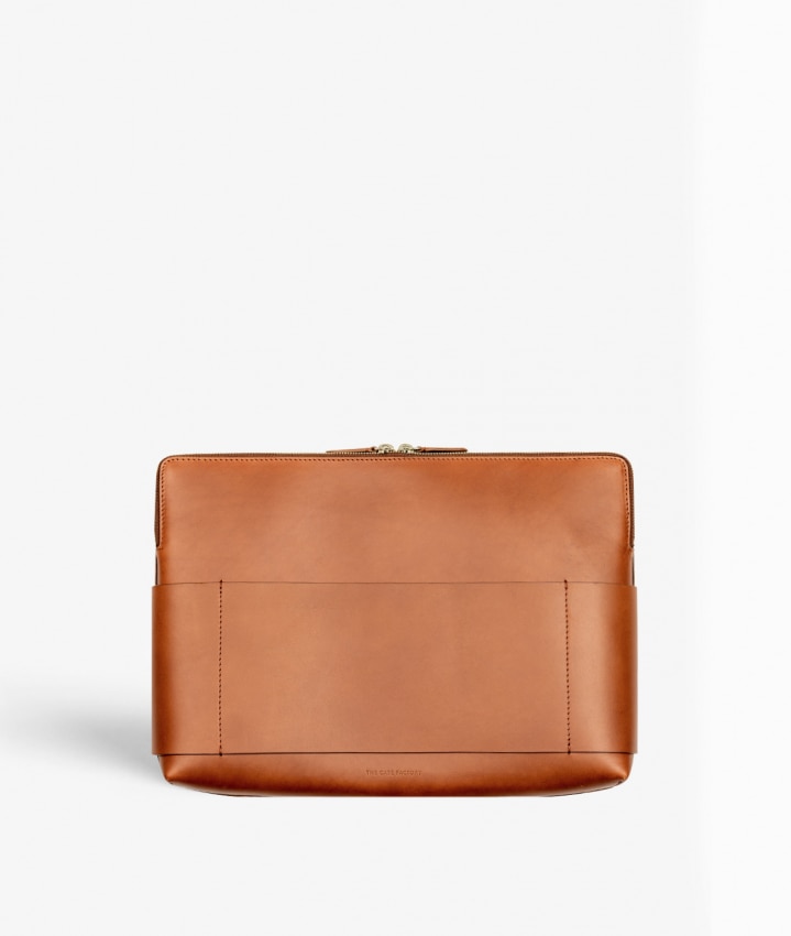 Maletín para portátil 15" Snake Vegetable Tanned Marrón