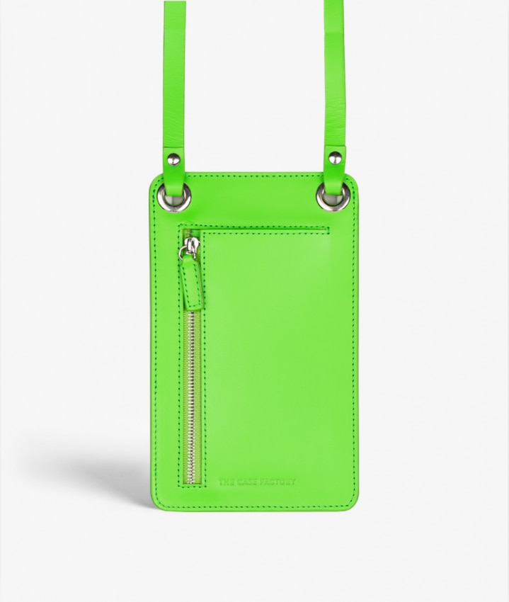 Smart Crossbody Bolsa Vegetable Tanned Smiley Verde