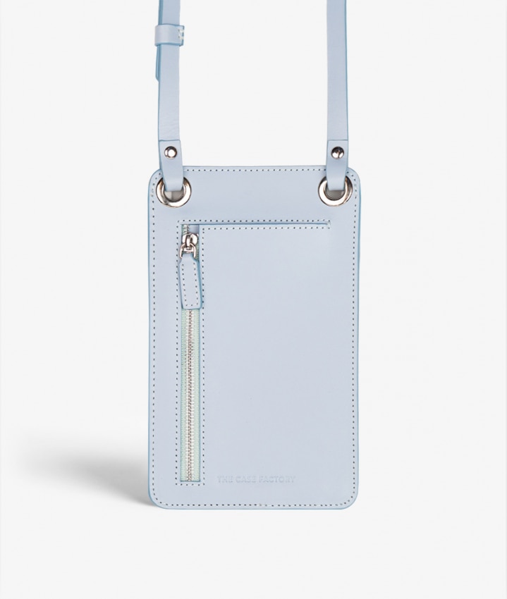 Smart Crossbody Bolsa Vegetable Tanned Smiley Azul