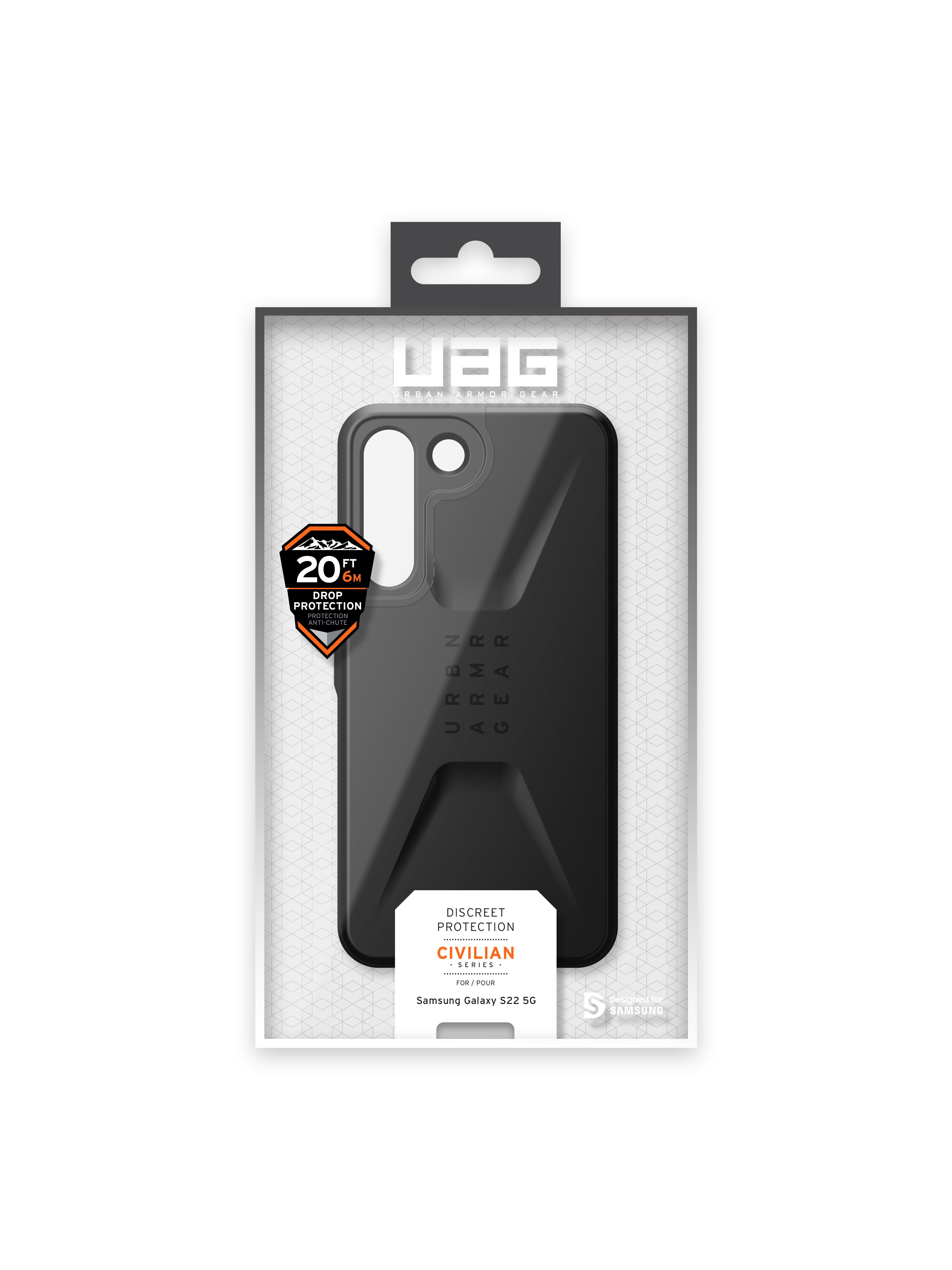 Funda Civilian Series Samsung Galaxy S22 Black