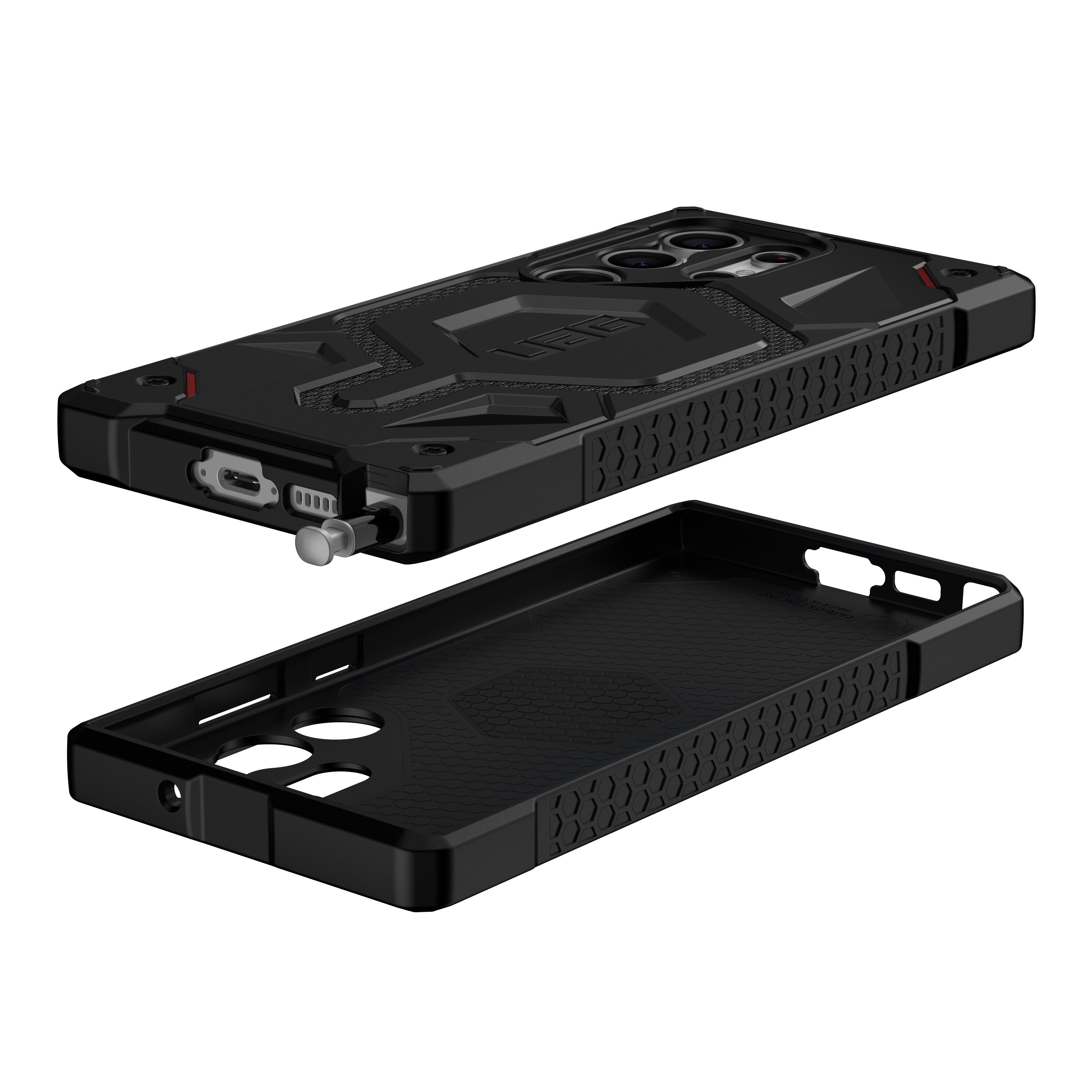 Funda Monarch Kevlar Pro Magnet Galaxy S23 Ultra negro