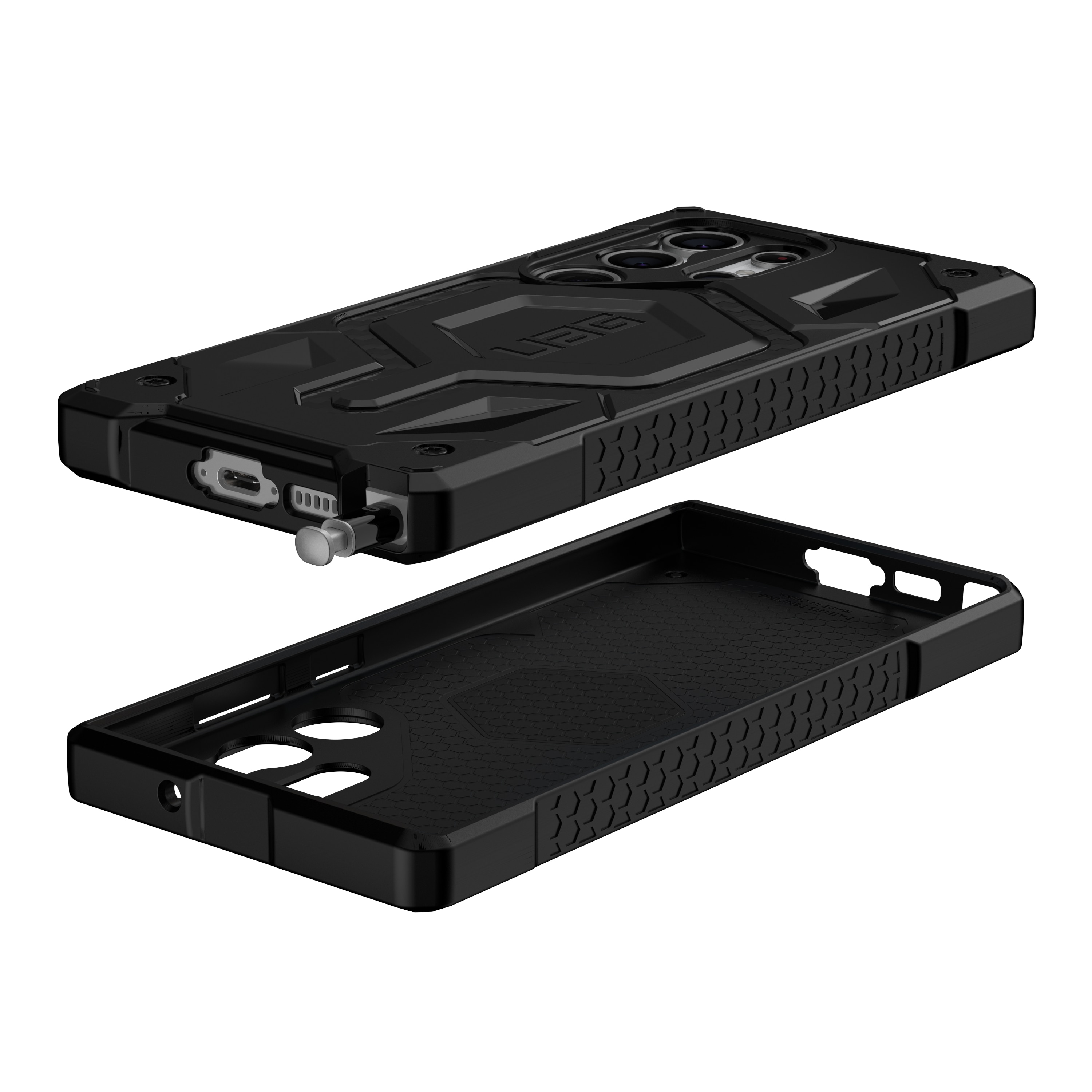 Funda Monarch Pro Magnet Galaxy S23 Ultra Carbon Fiber