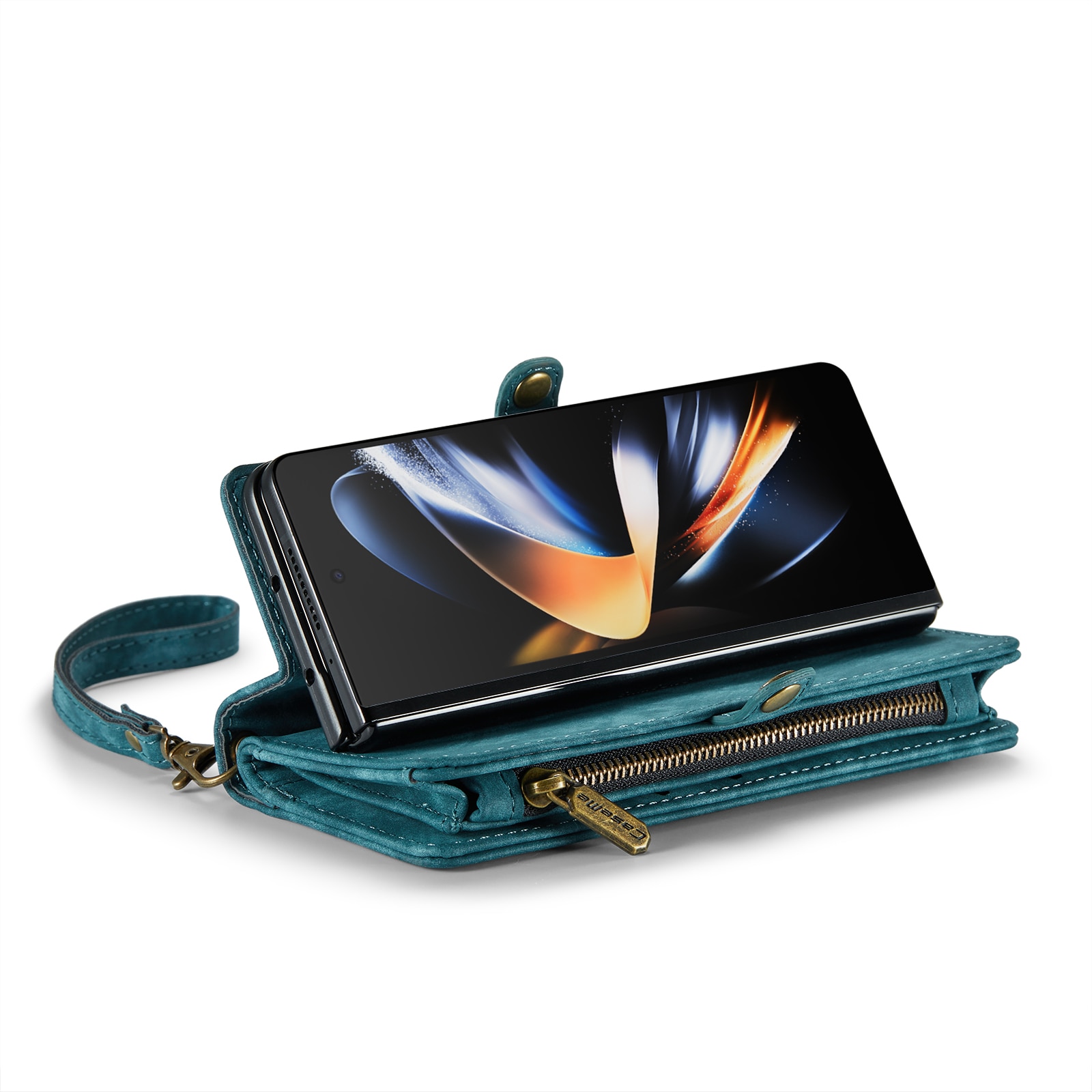 Cartera Multi-Slot Samsung Galaxy Z Fold 4 Azul