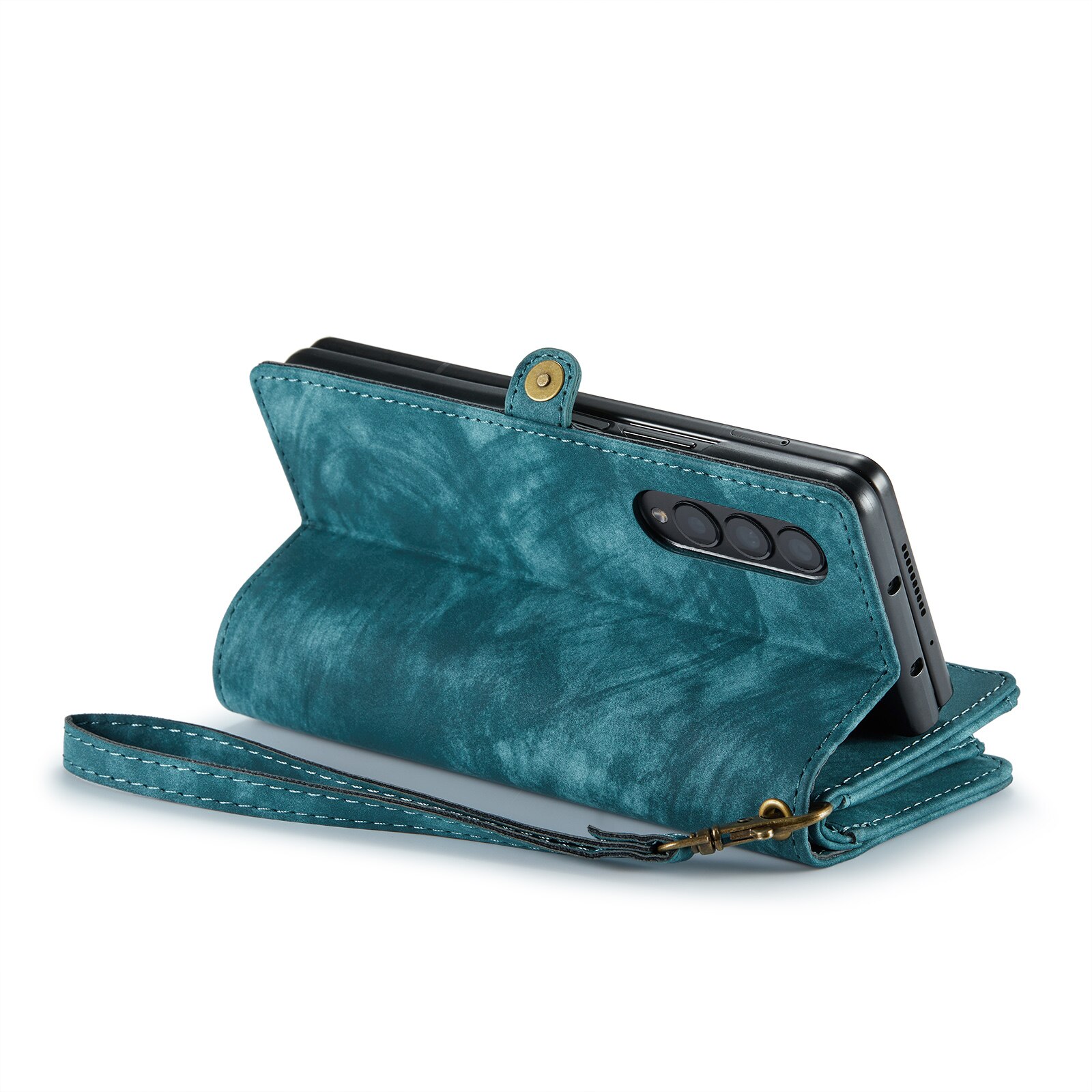 Cartera Multi-Slot Samsung Galaxy Z Fold 4 Azul