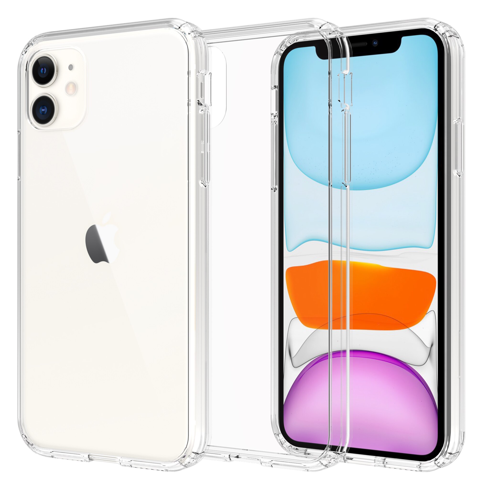 Funda híbrida para iPhone 11 Transparente
