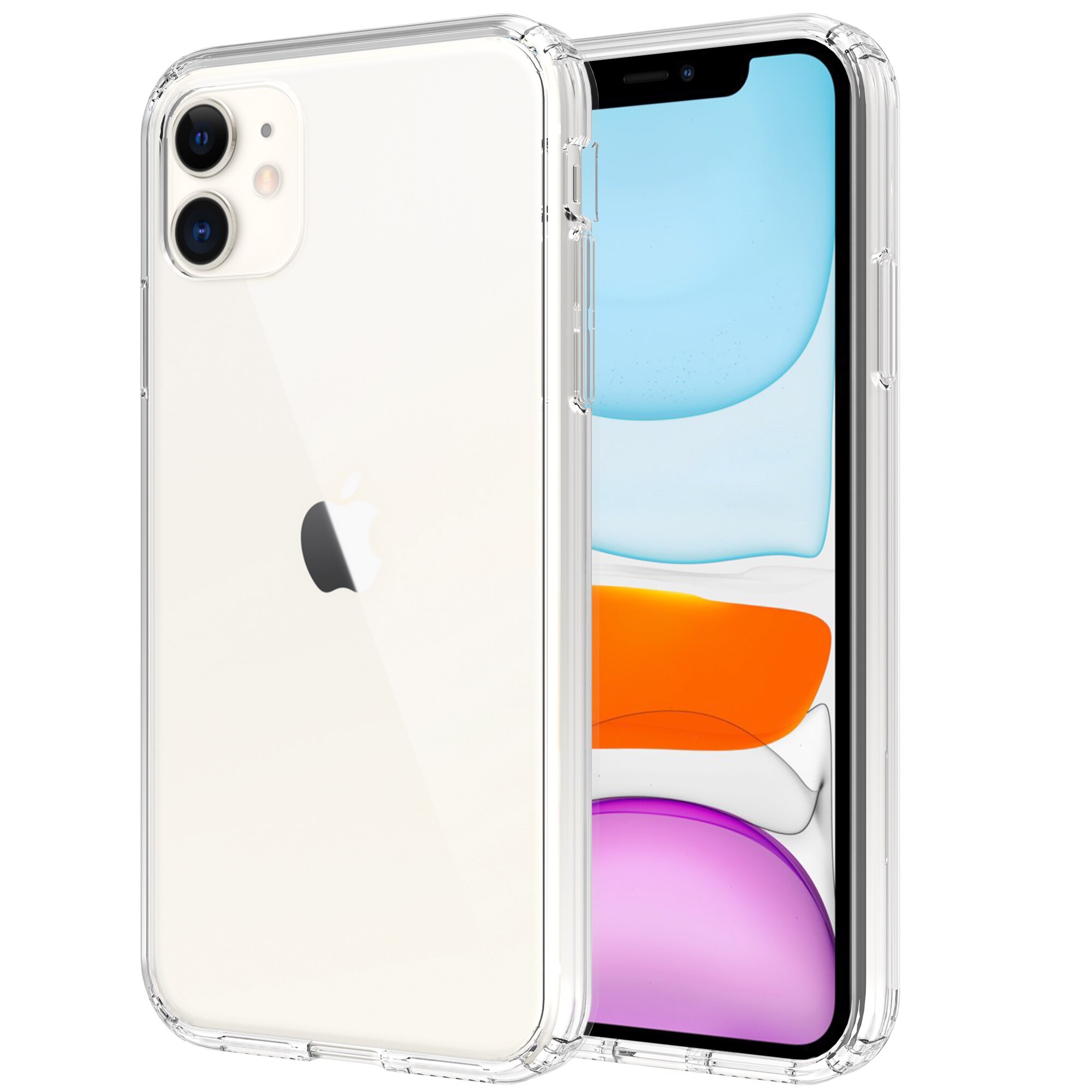 Funda híbrida para iPhone 11 Transparente