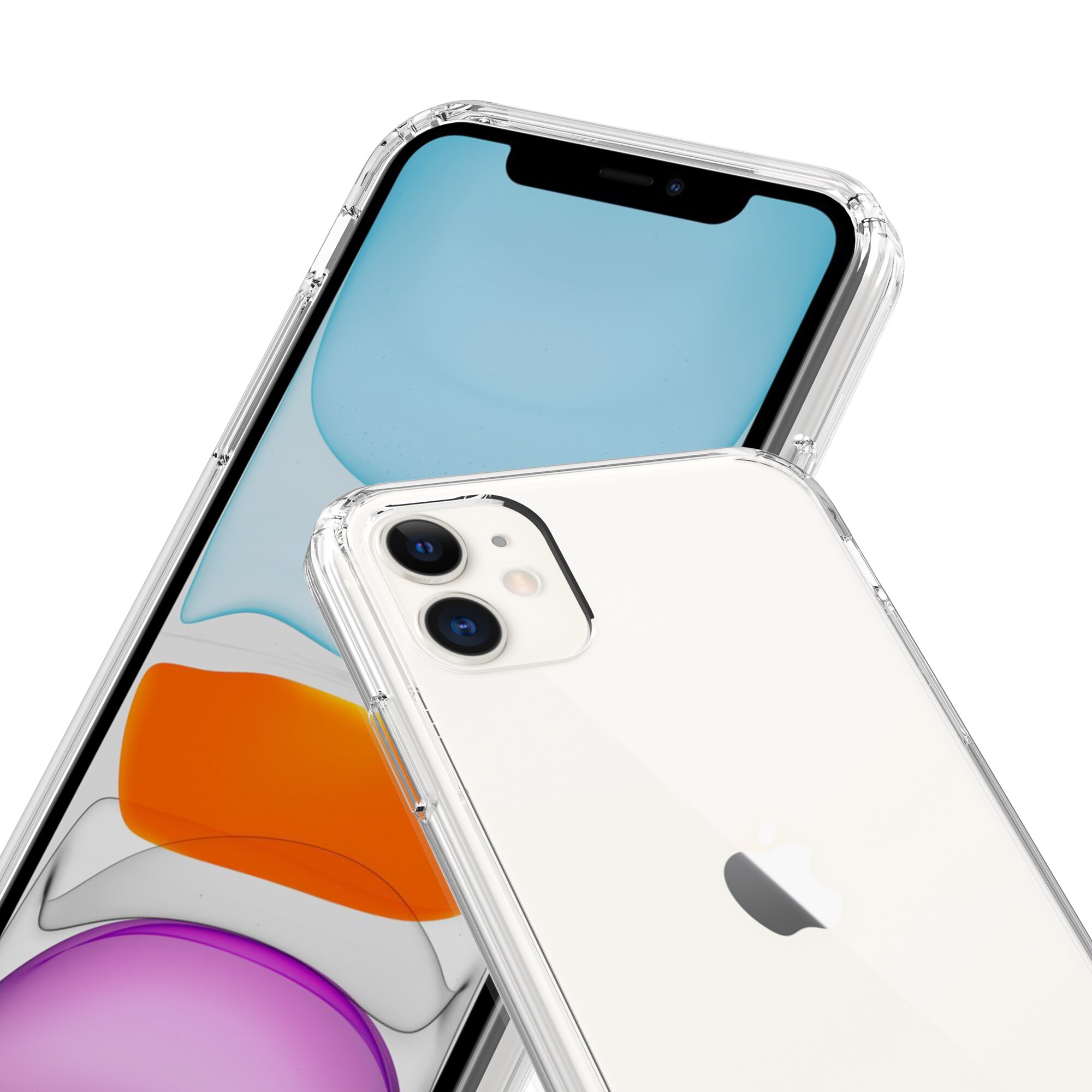 Funda híbrida para iPhone 11 Transparente