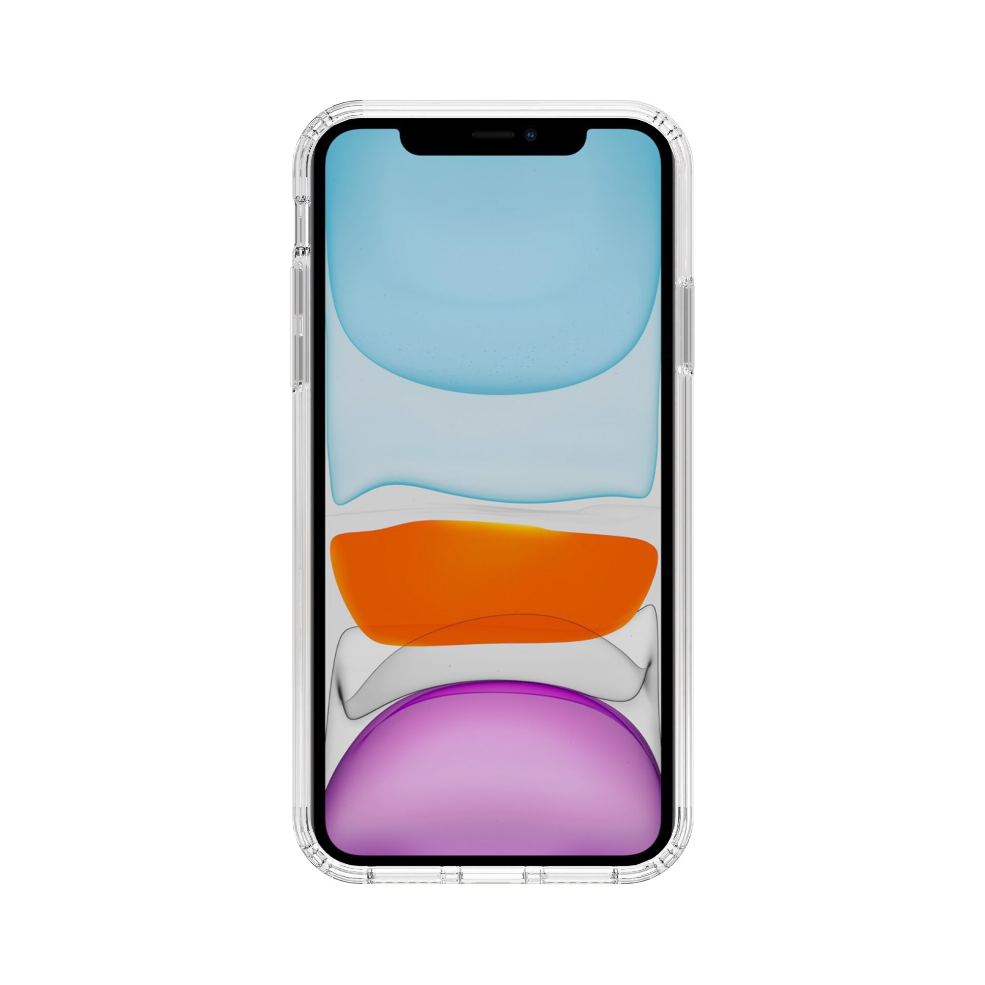 Funda híbrida para iPhone 11 Transparente