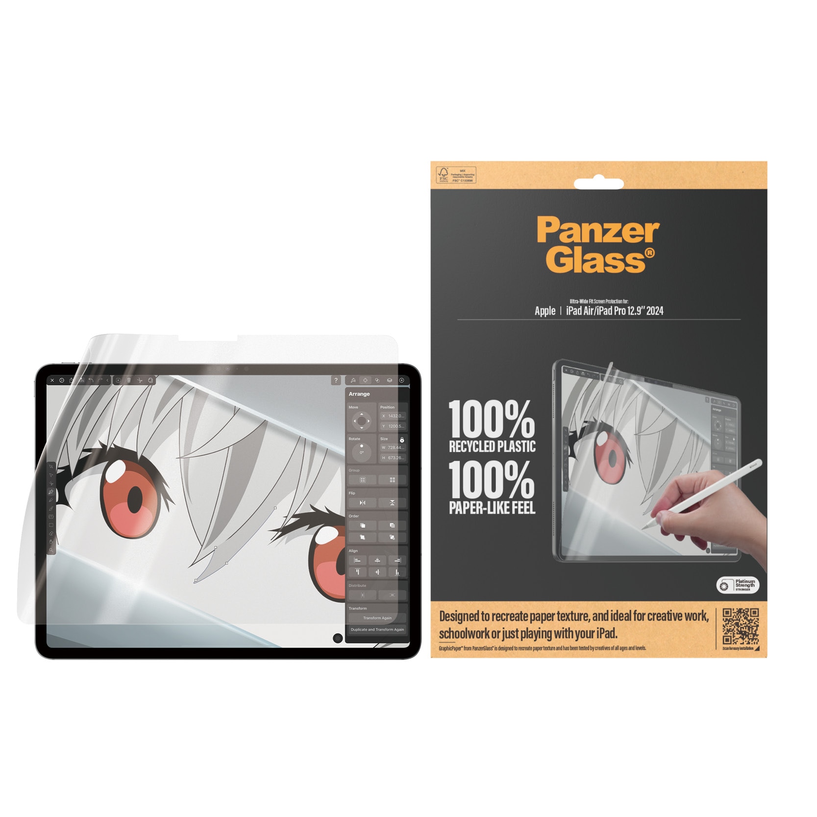 iPad Pro 12.9 7th Gen (2024) GraphicPaper Screen Protector