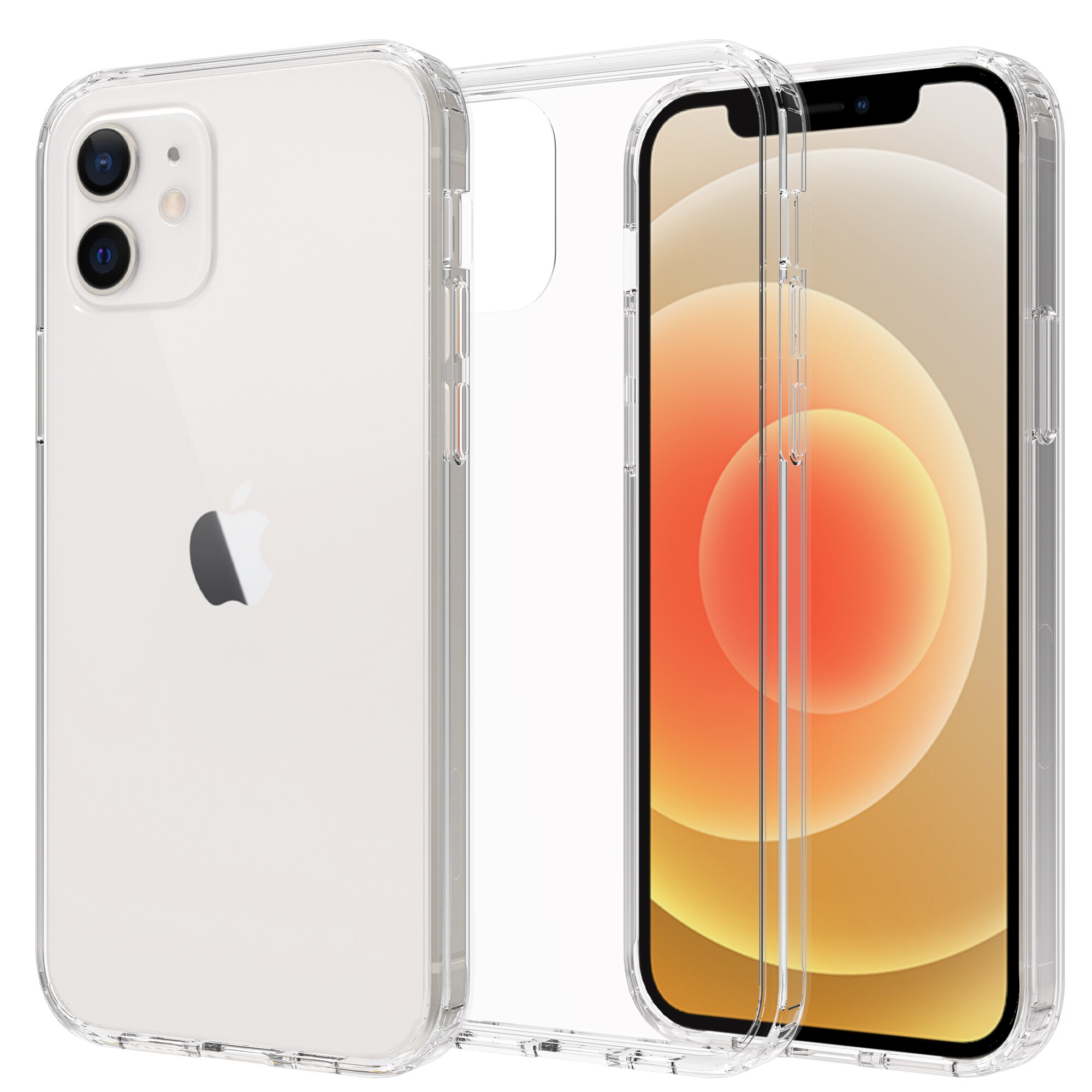 Funda híbrida para iPhone 12 Mini Transparente