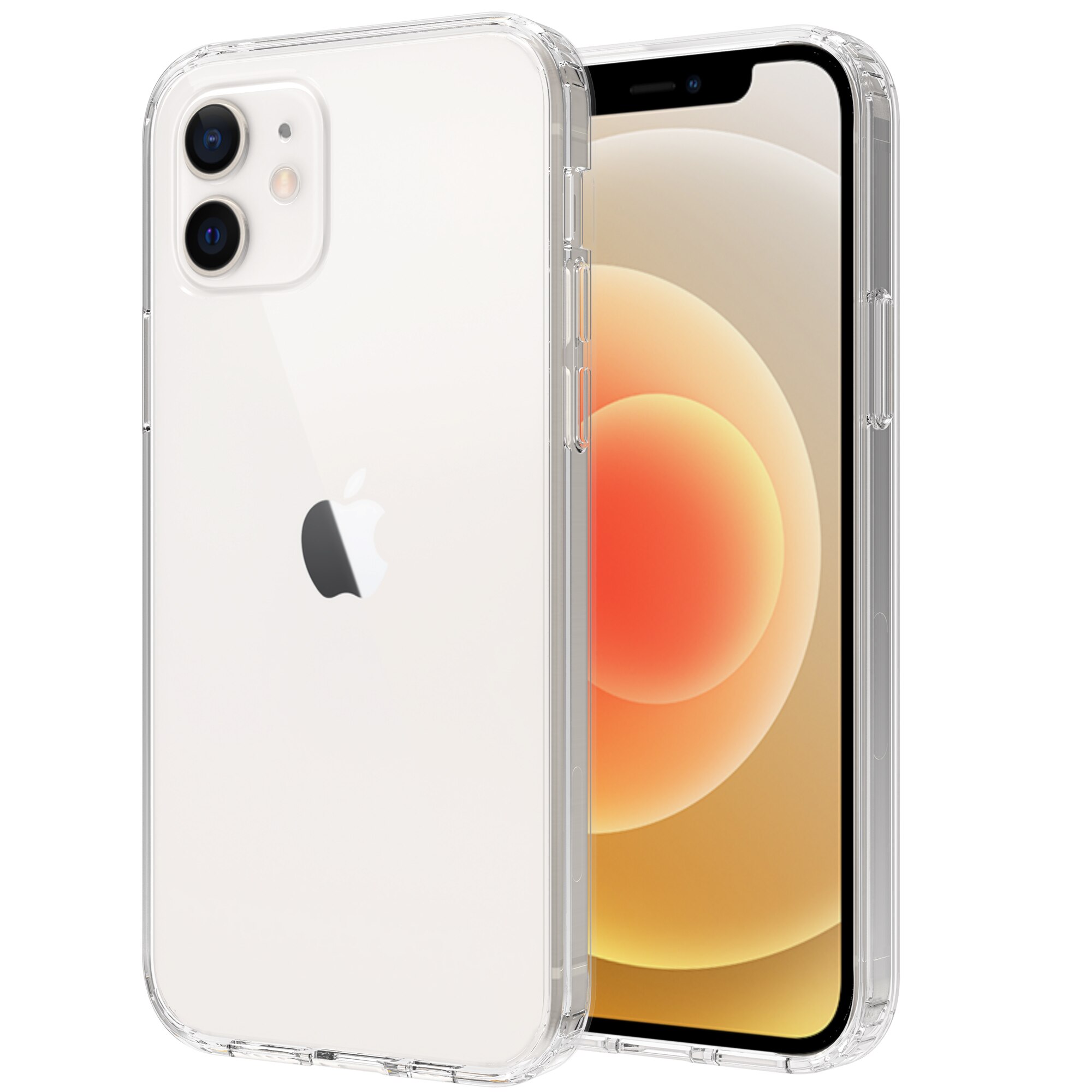 Funda híbrida para iPhone 12/iPhone 12 Pro Transparente