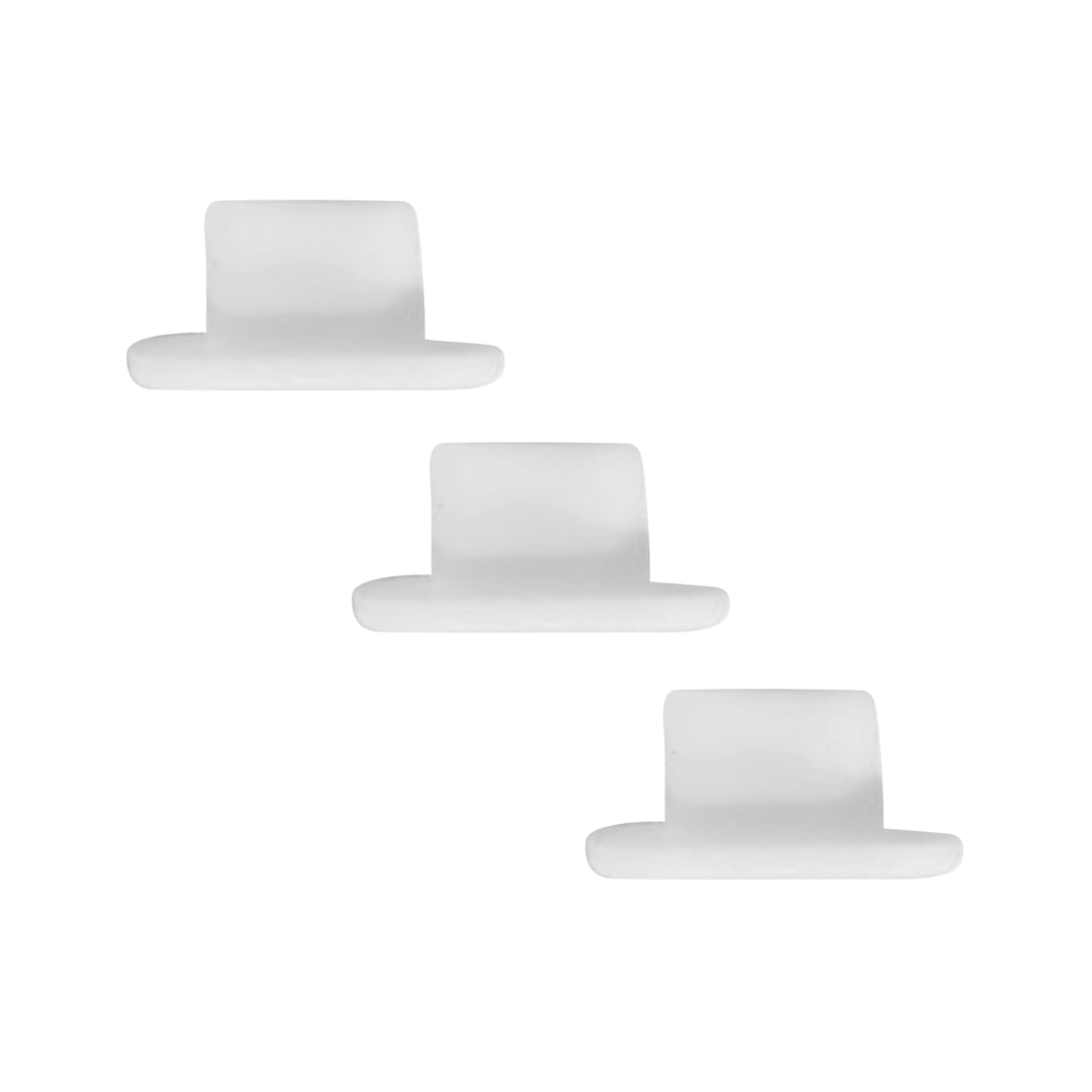 Puerto Plug iPhone/AirPods Lightning (3 piezas), blanco