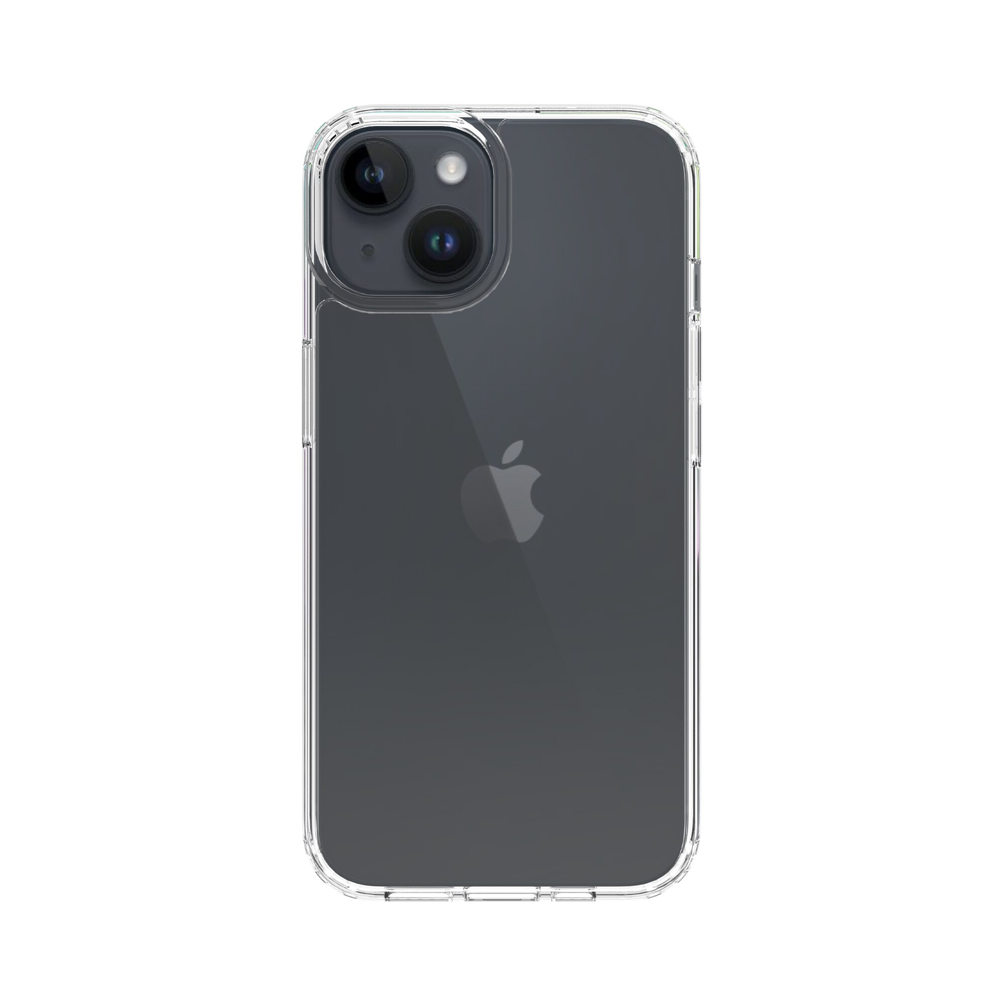 Funda híbrida para iPhone 14 Transparente