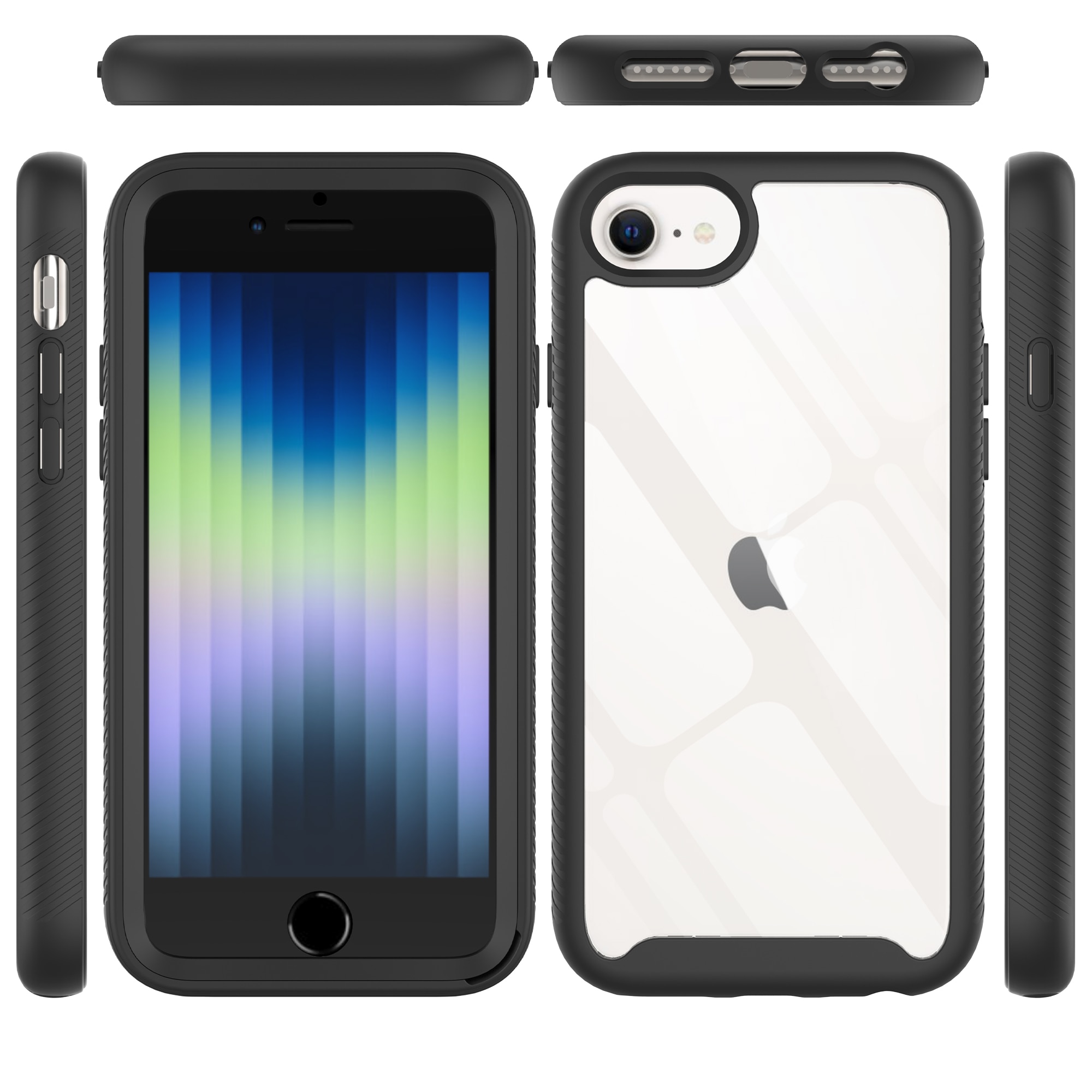 Funda Full Protection iPhone 8 Negro