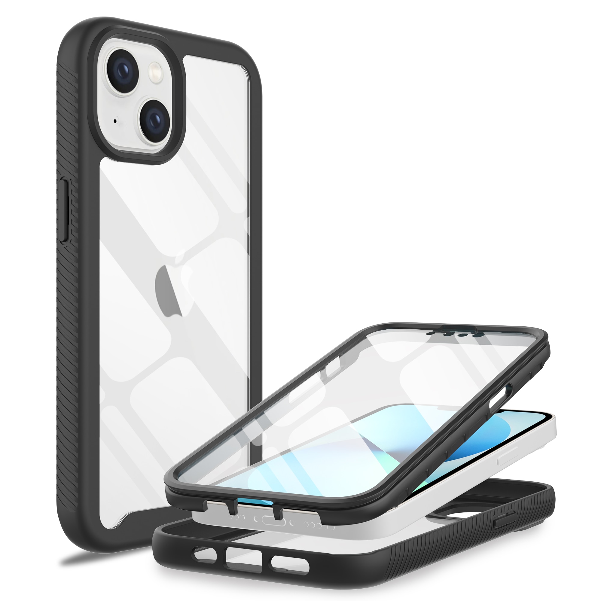 Funda Full Protection iPhone 14 Plus Negro