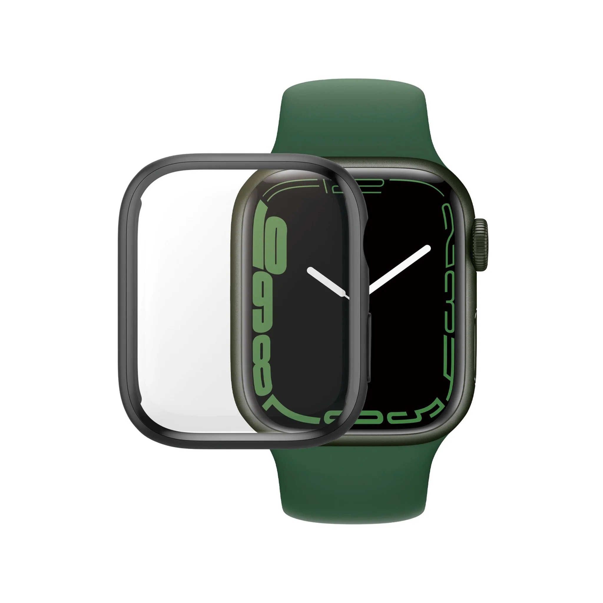 Full Body Funda Apple Watch 41mm Series 7 negro