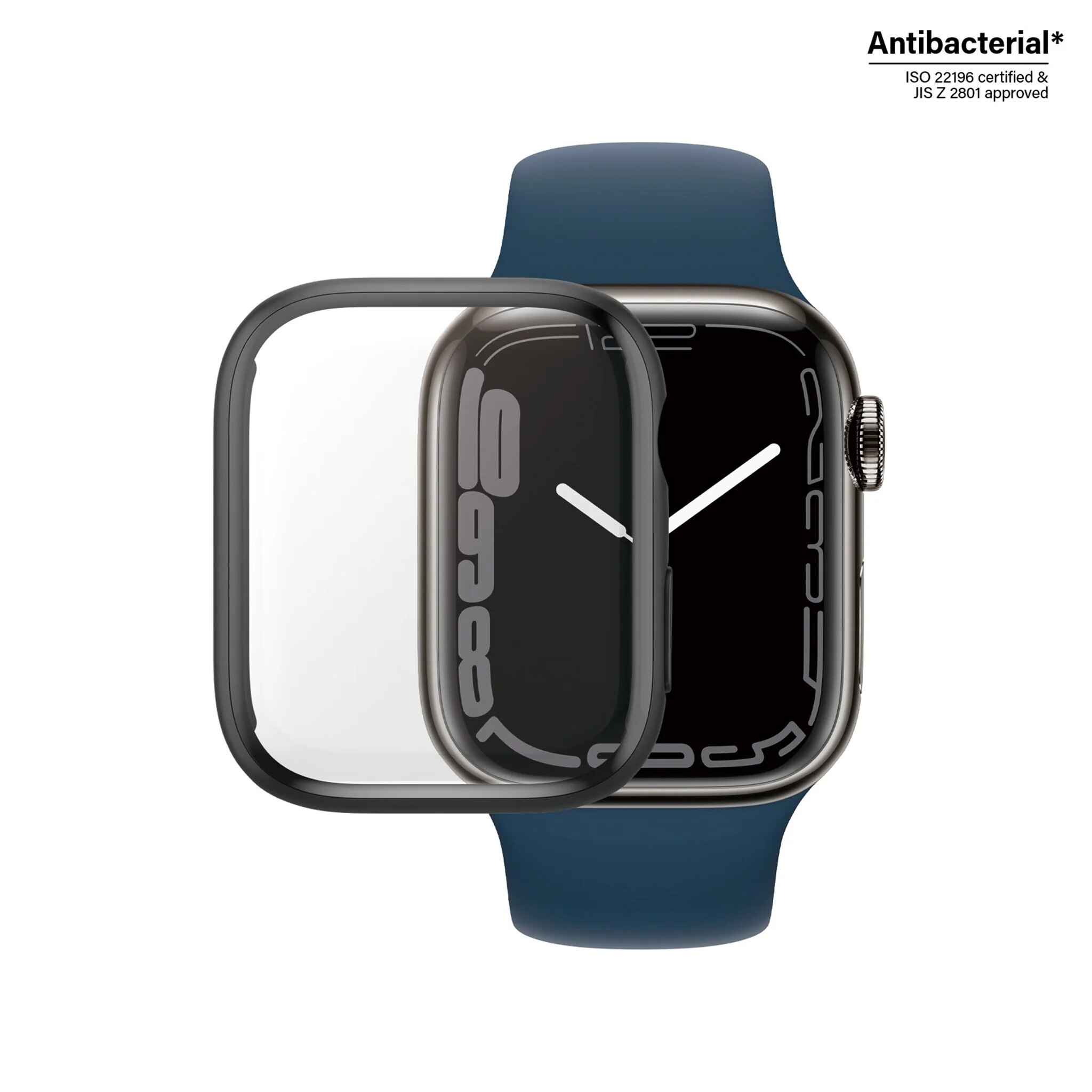 Full Body Funda Apple Watch 45mm Series 8 negro