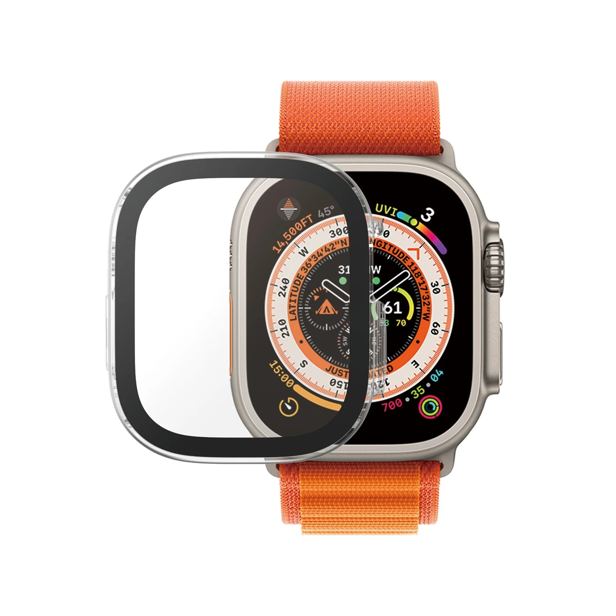 Full Body Funda Apple Watch Ultra 49mm transparente