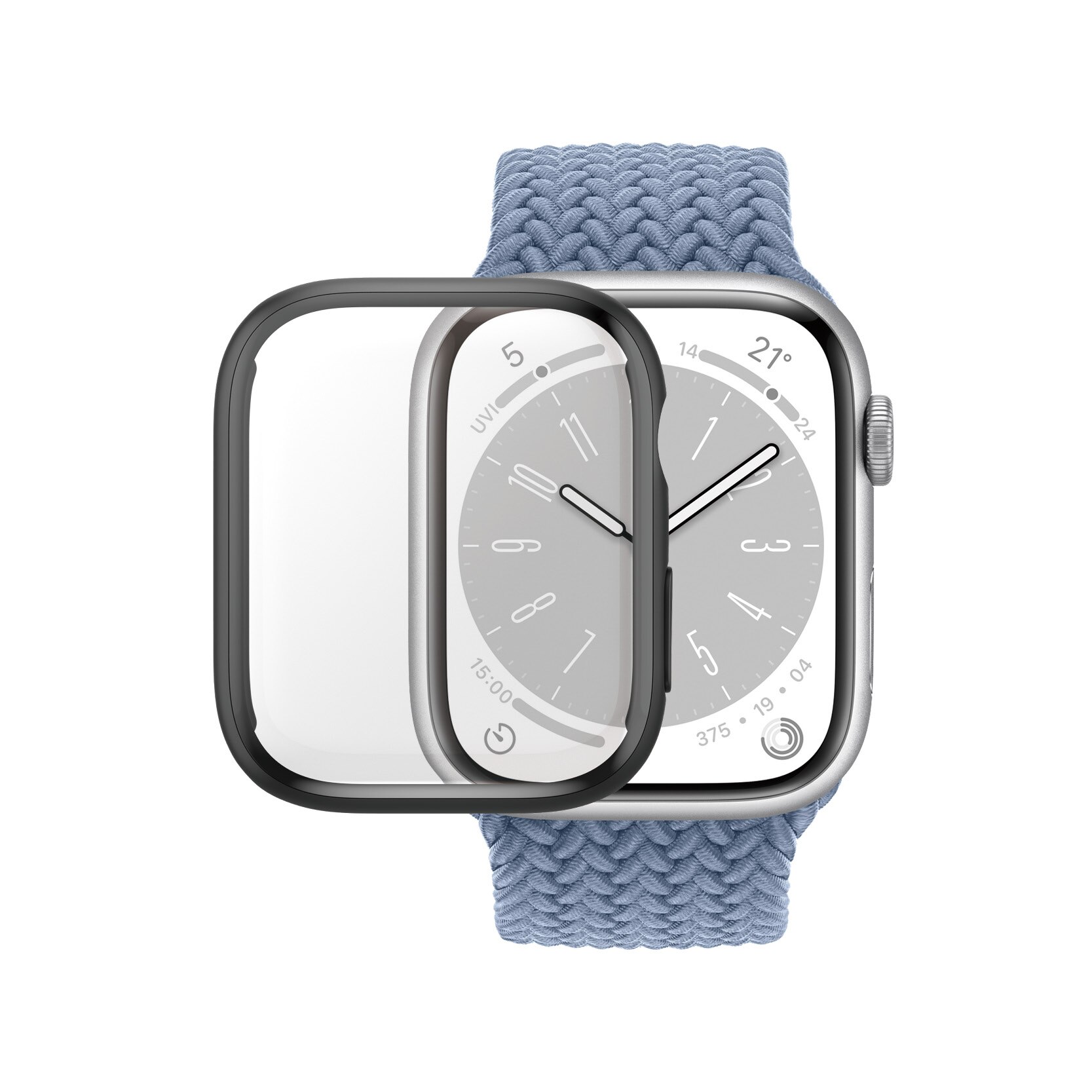 Full Body D3O Funda Apple Watch 41mm Series 9 negro