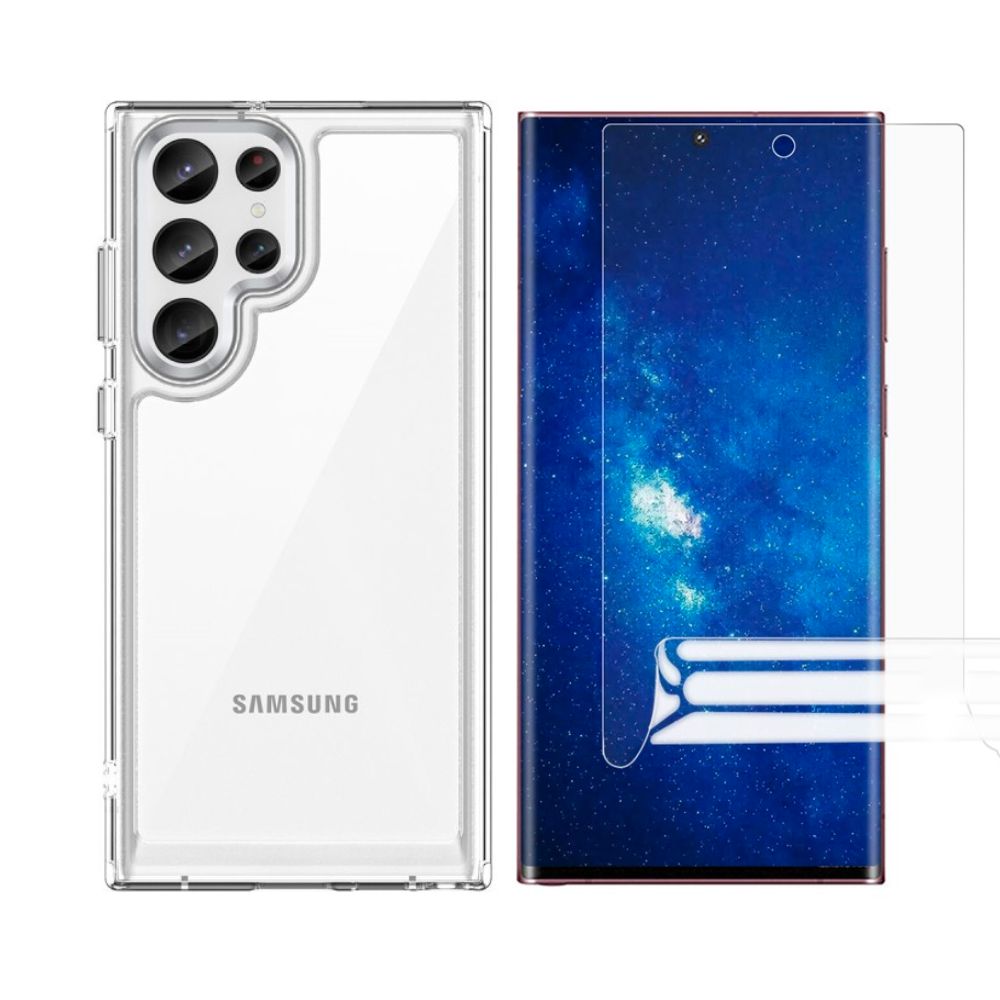Kit para Samsung Galaxy S23 Ultra: Funda y protector de pantalla