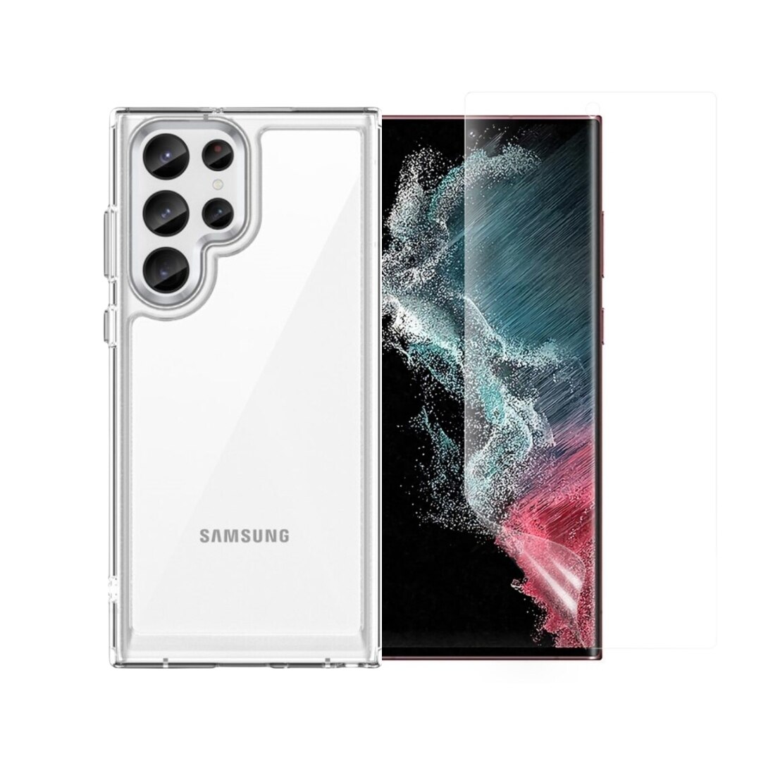 Kit para Samsung Galaxy S23 Ultra: Funda y protector de pantalla