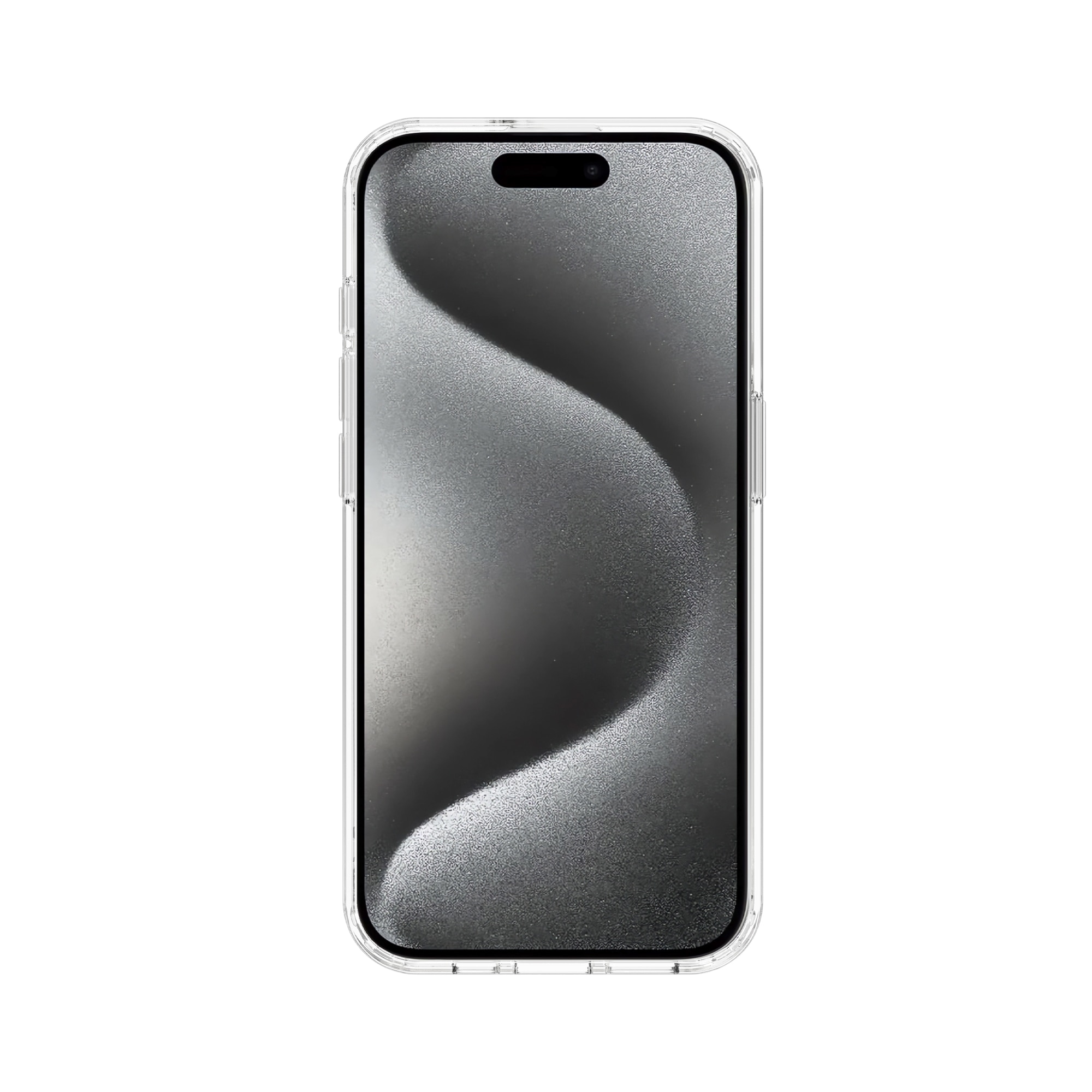 Funda híbrida para iPhone 15 Pro Max Transparente