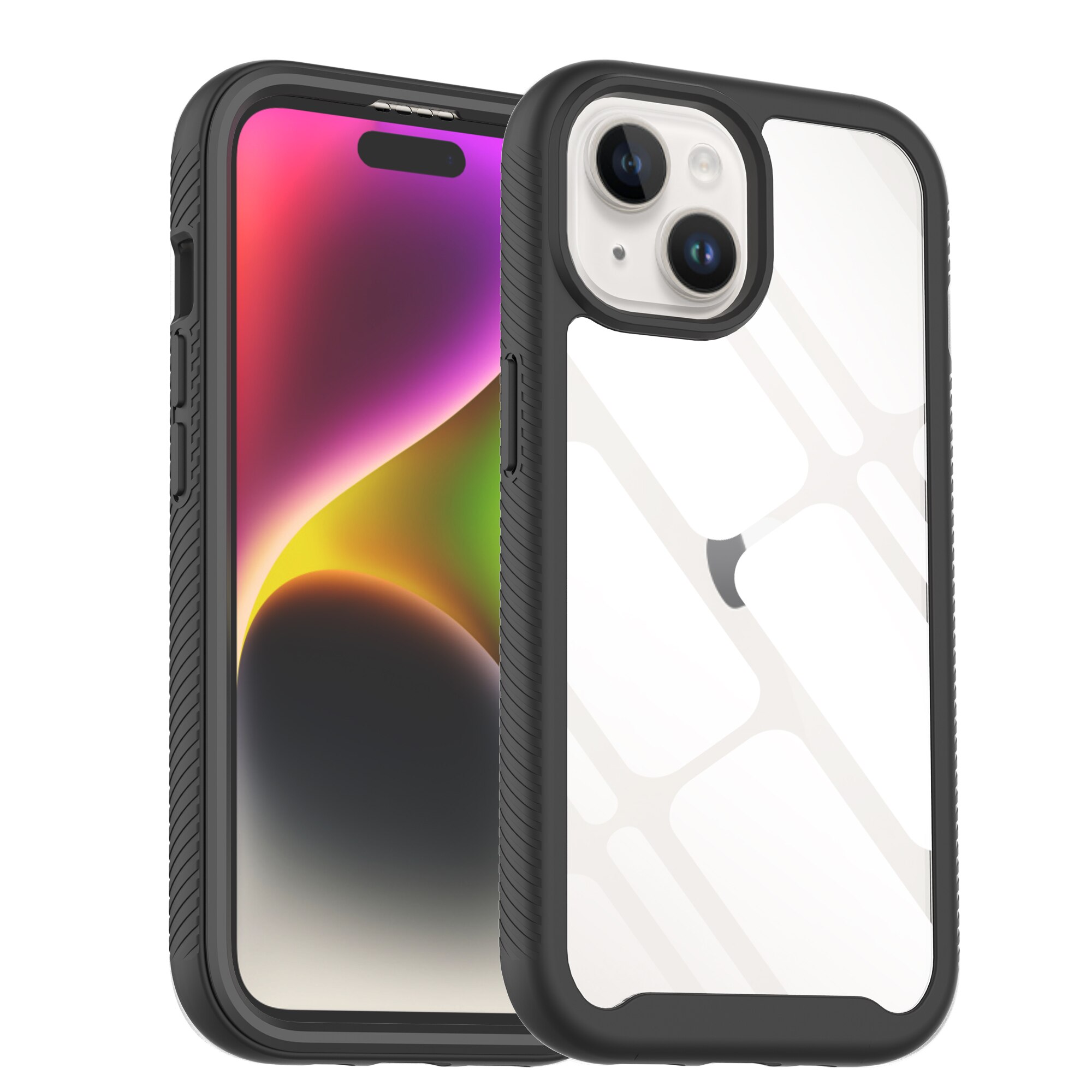 Funda Full Protection iPhone 15 Plus Negro