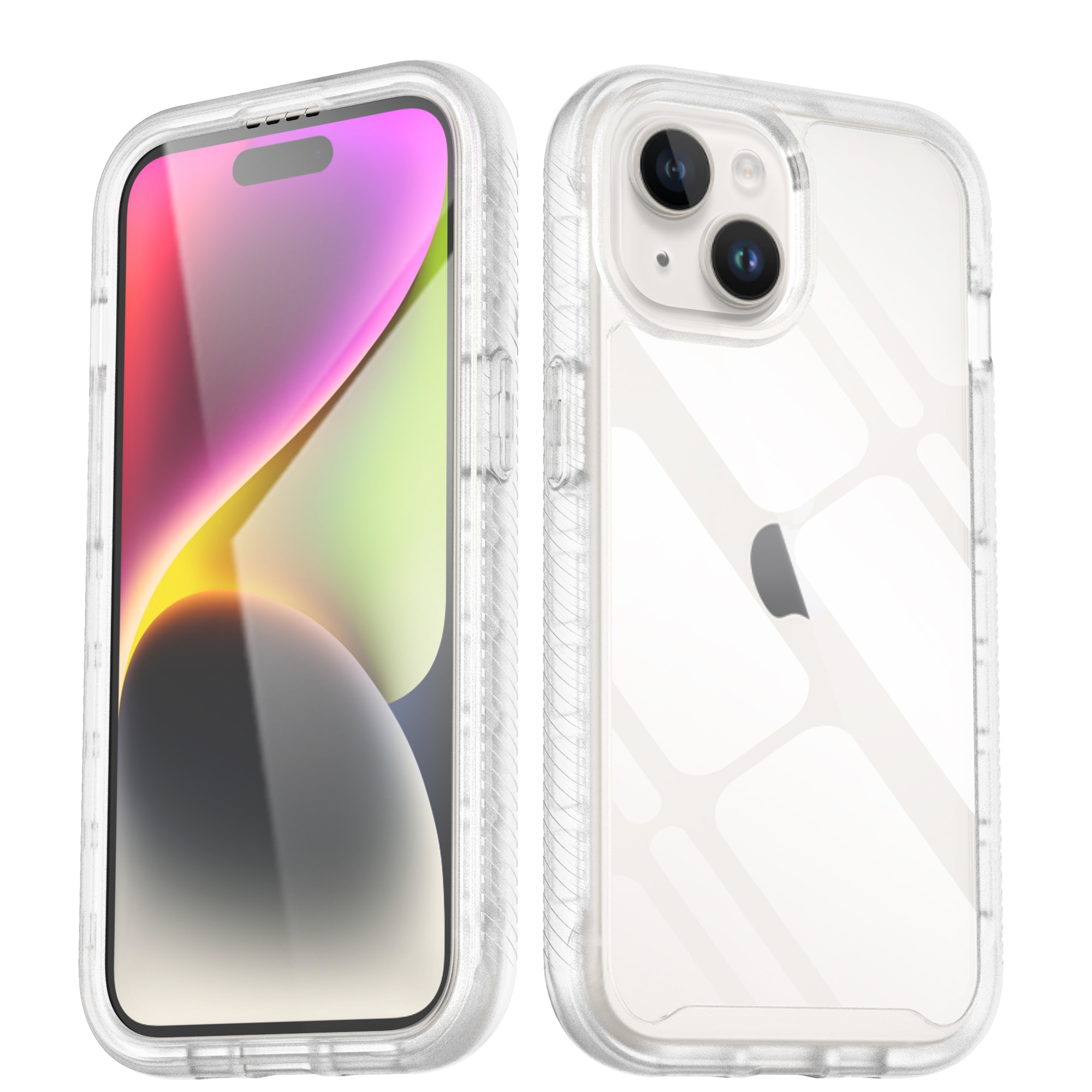 Funda Full Protection iPhone 15 Plus Transparente