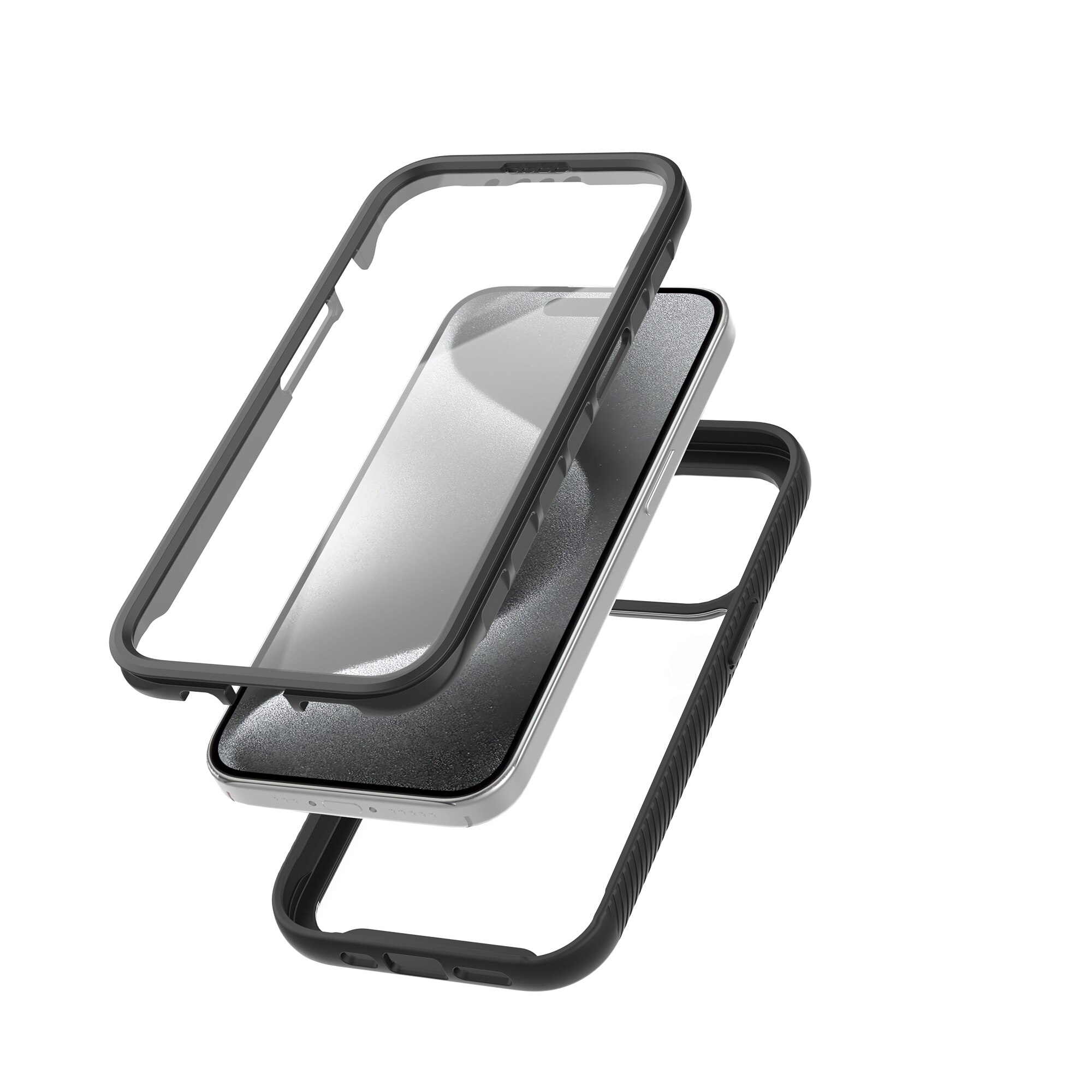 Funda Full Protection iPhone 15 Pro Negro