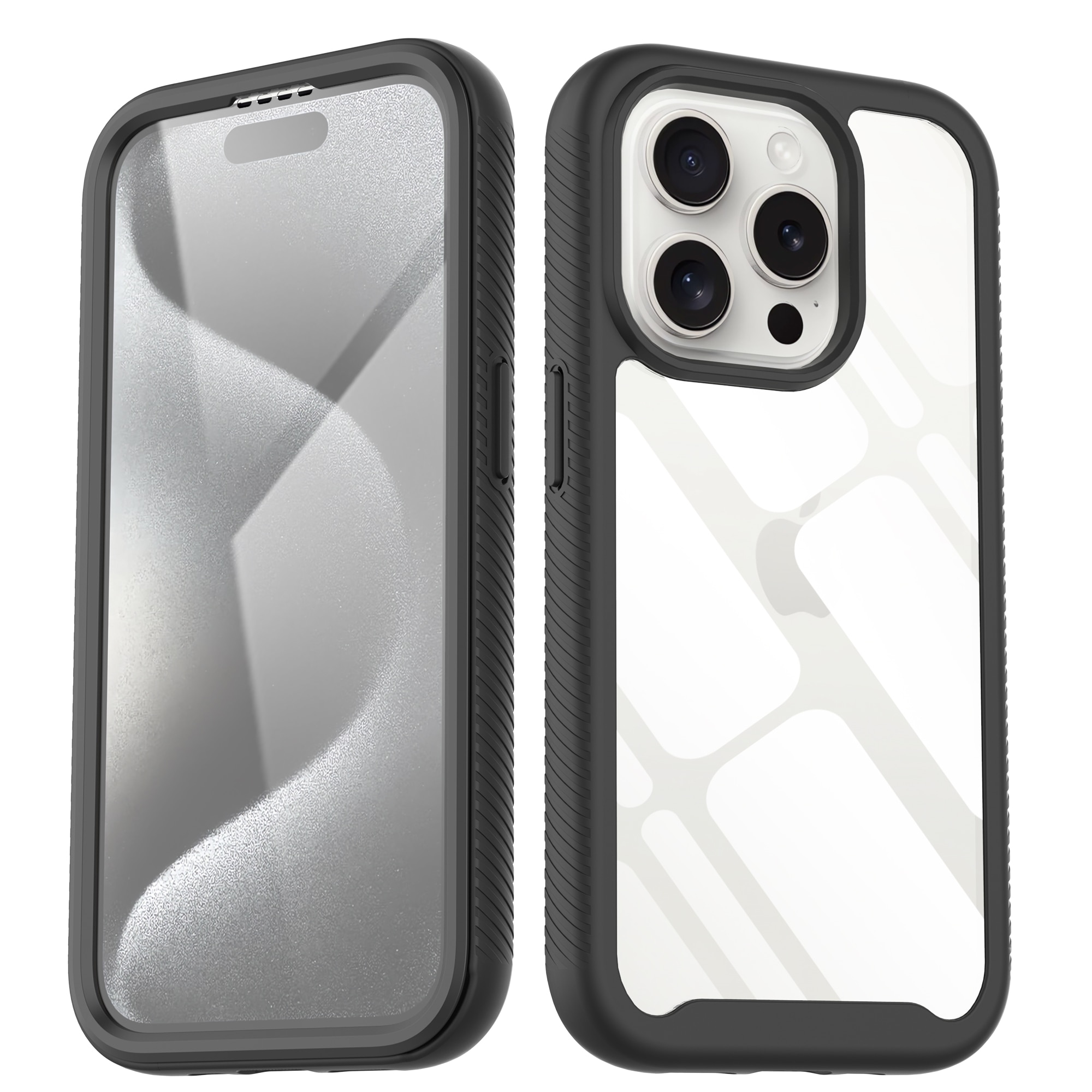 Funda Full Protection iPhone 15 Pro Negro