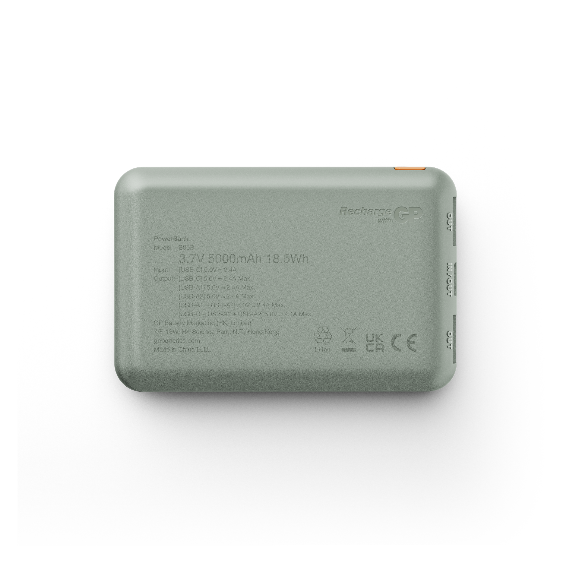 Powerbank Plus 5000mAh Gris