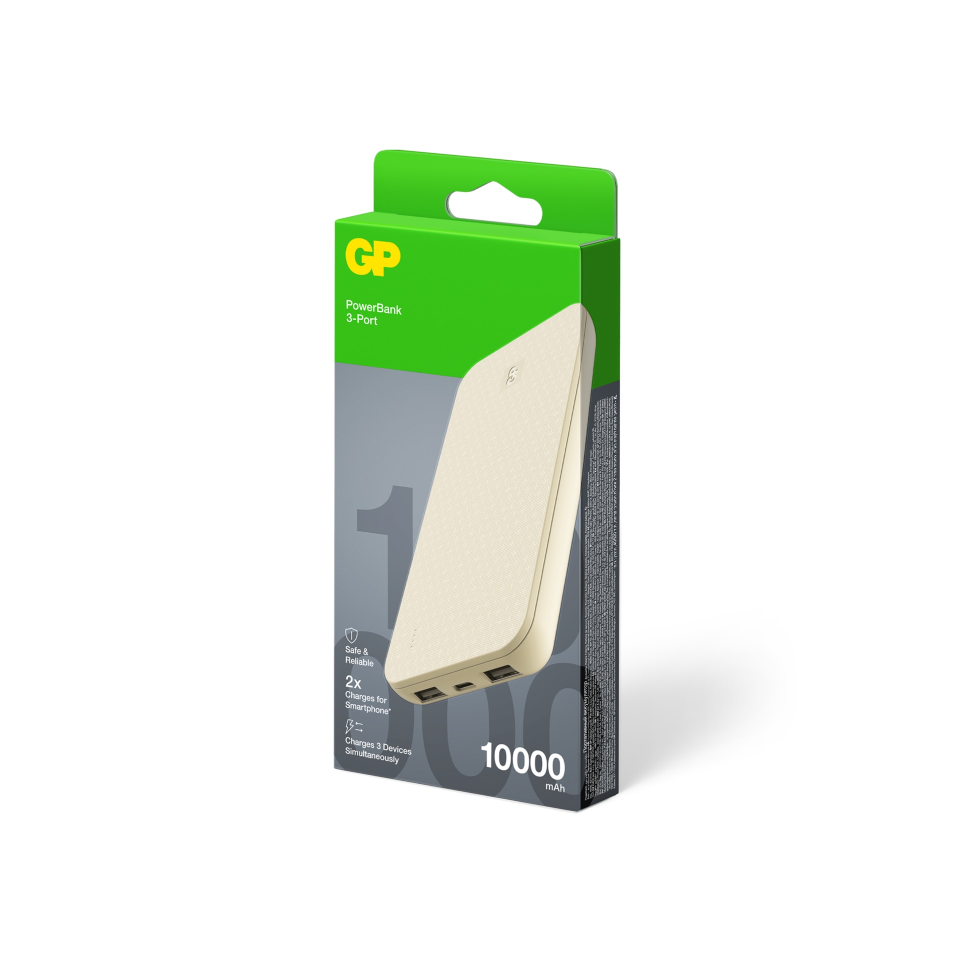 Powerbank Plus 10000mAh Cream