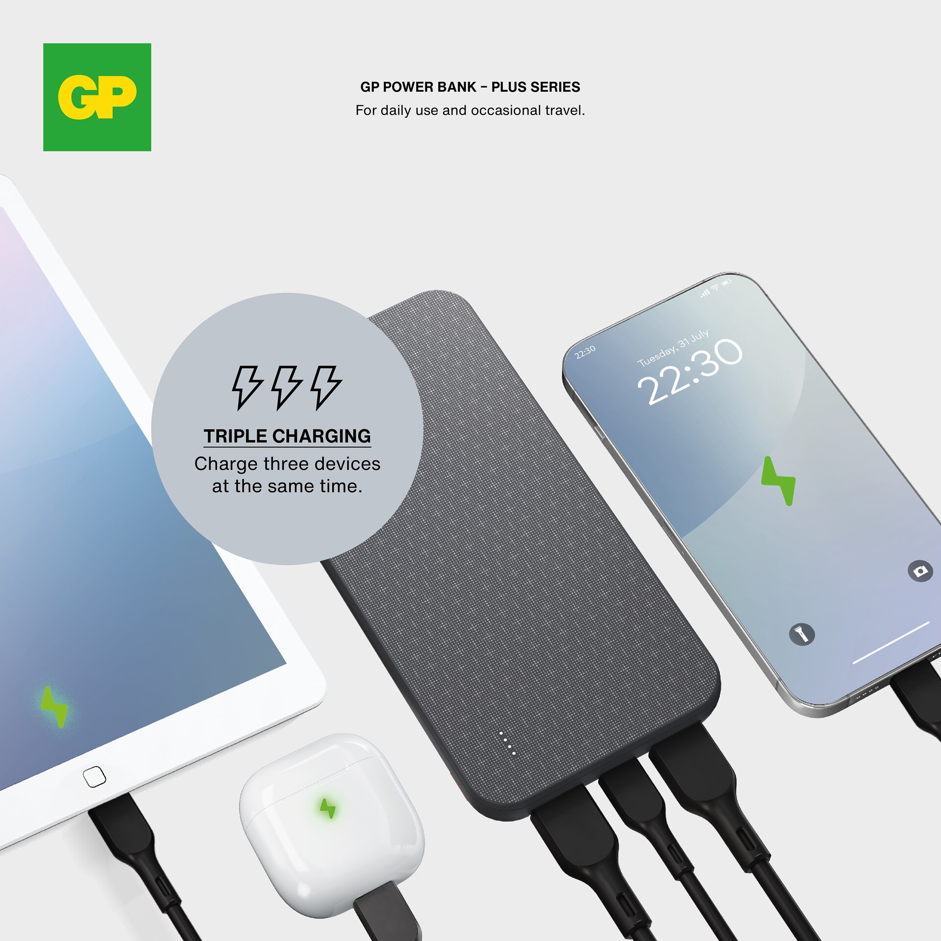 Powerbank Plus 10000mAh Black