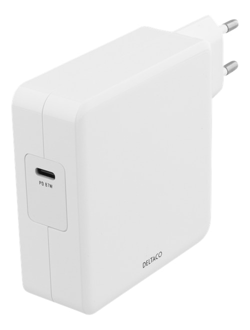 Adaptador de corriente USB-C de 87 W Blanco