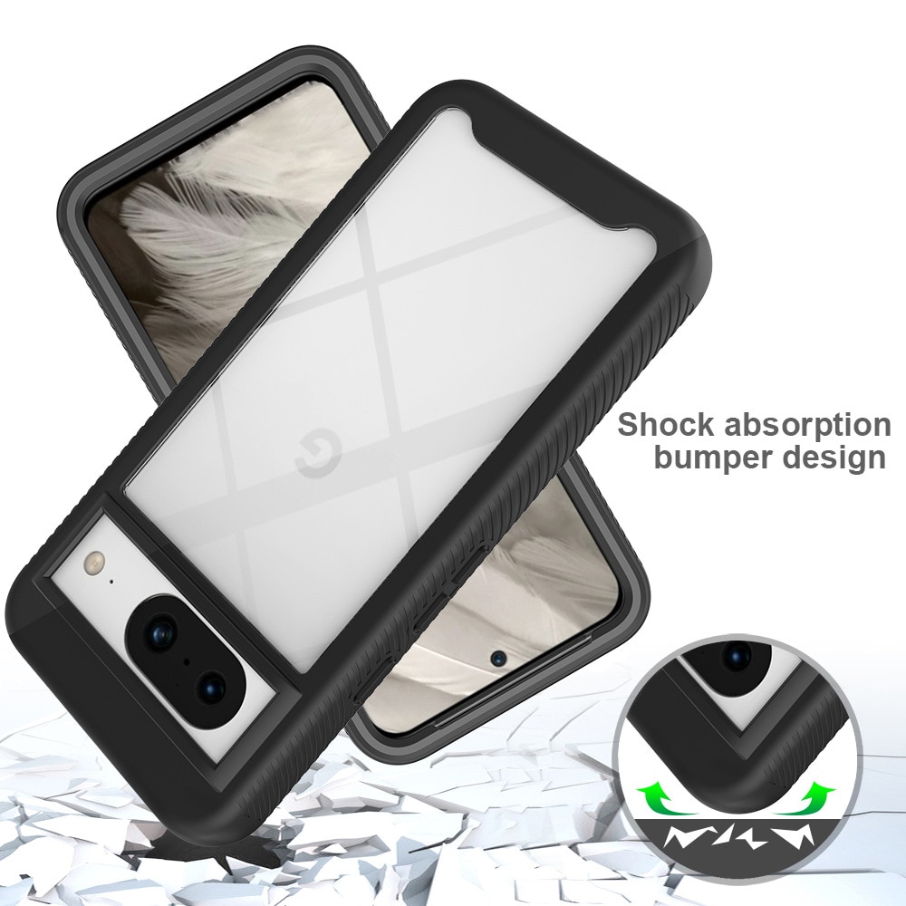 Funda con cobertura total Google Pixel 8 Negro