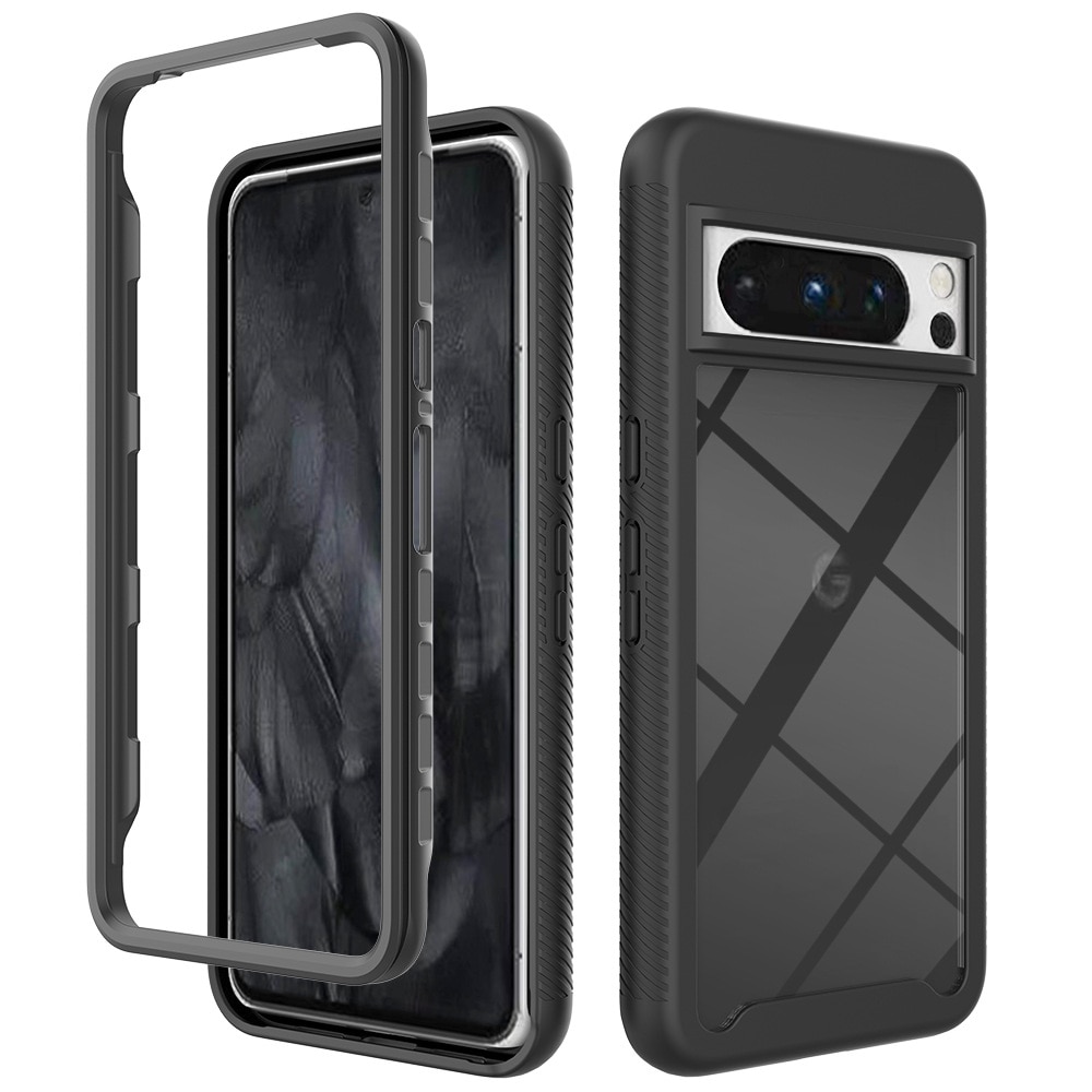 Funda Google Pixel 8 Pro - carcasa etuo Wallet para móvil - negro 