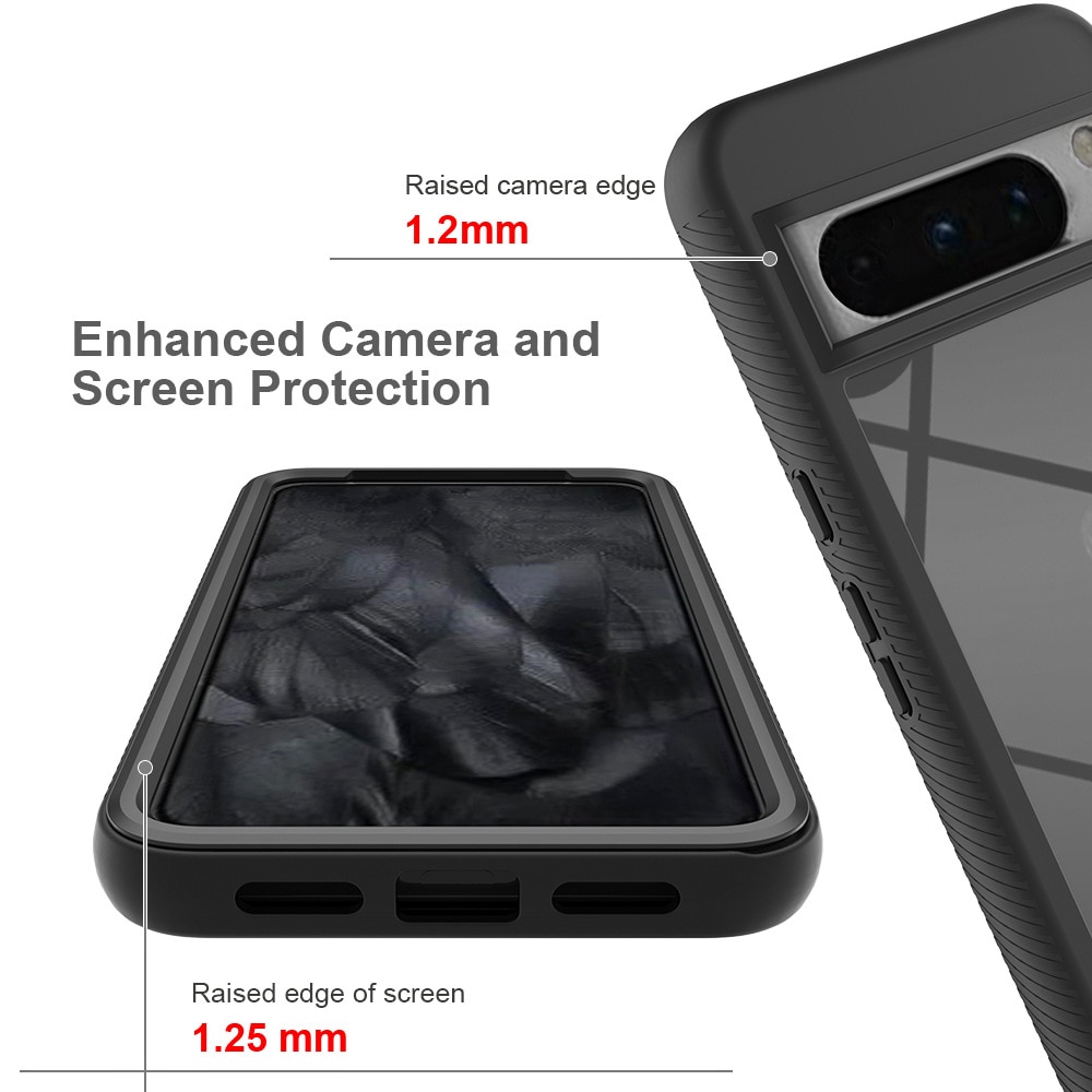 Funda con cobertura total Google Pixel 8 Pro Negro