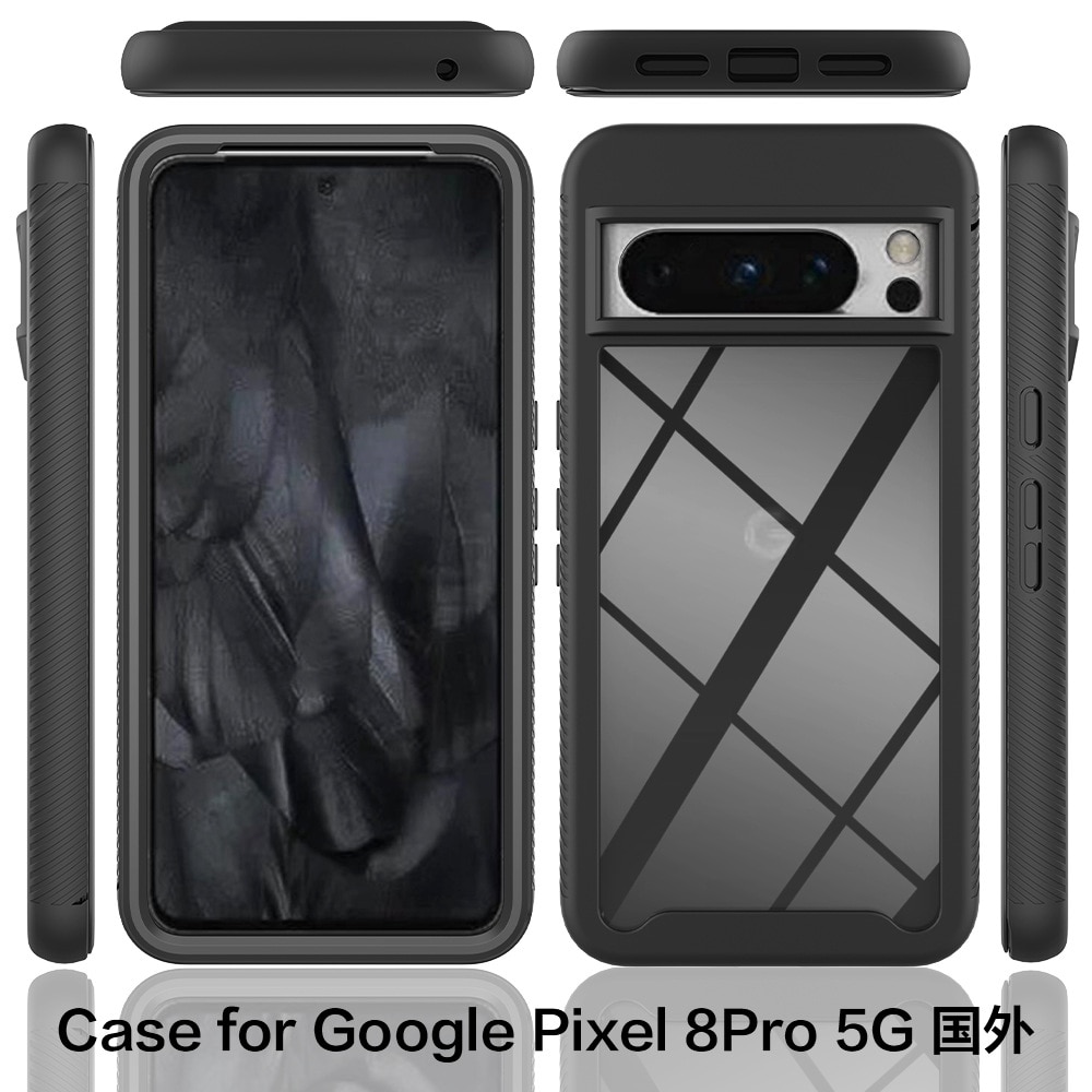 Funda con cobertura total Google Pixel 8 Pro negro