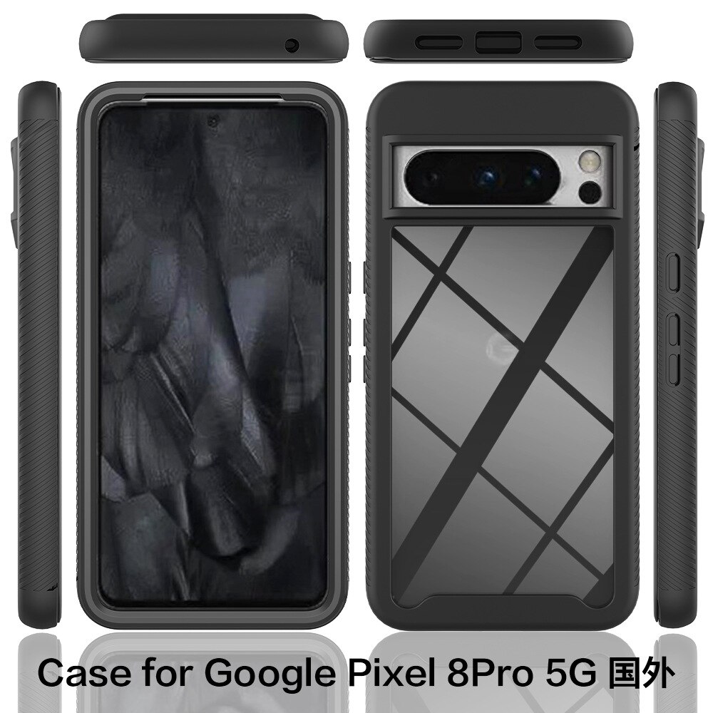 Funda con cobertura total Google Pixel 8 Pro Negro