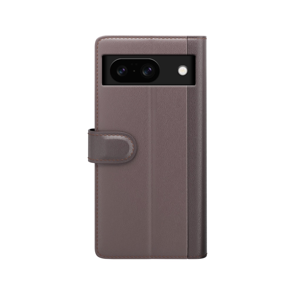 Funda de cuero genuino Google Pixel 8, Marrón