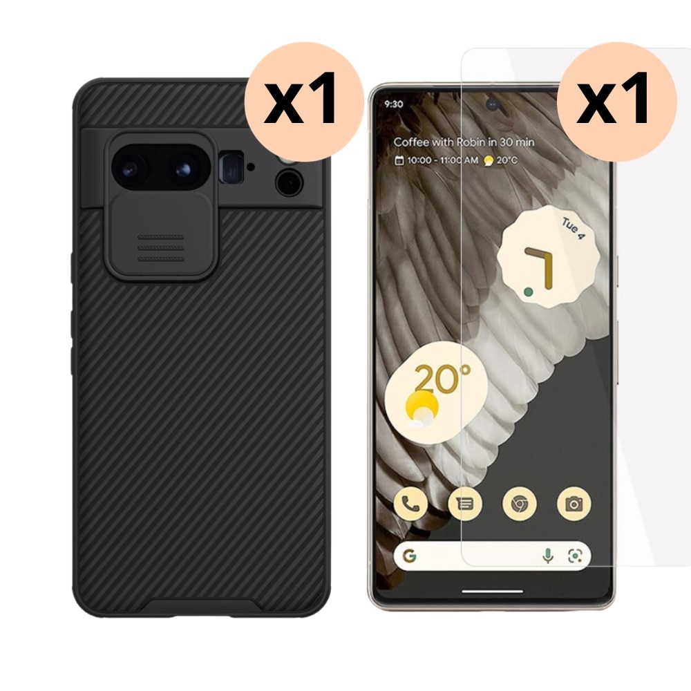 Kit para Google Pixel 8: Funda y protector de pantalla - Comprar online