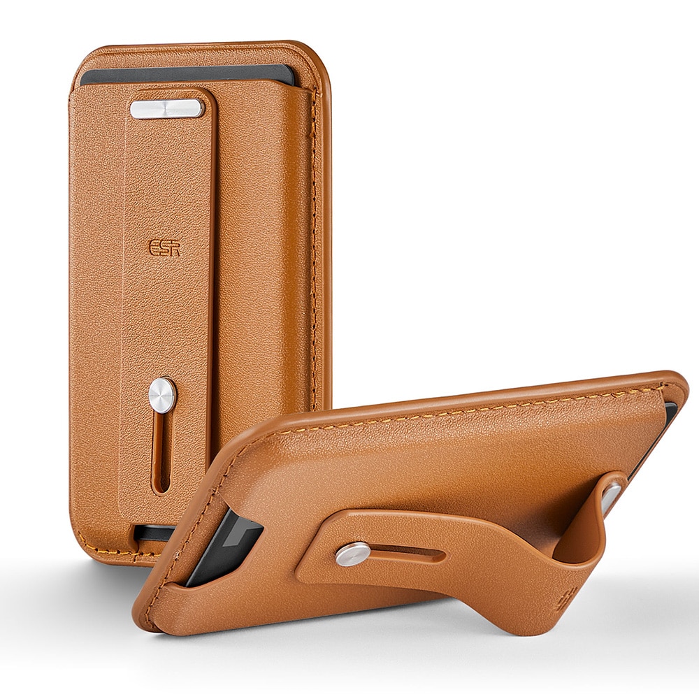 HaloLock MagSafe Wallet Caramel Brown