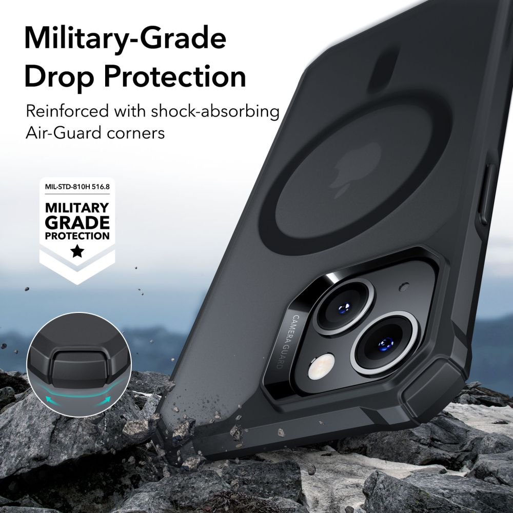 Air Armor HaloLock MagSafe iPhone 14 Frosted Black