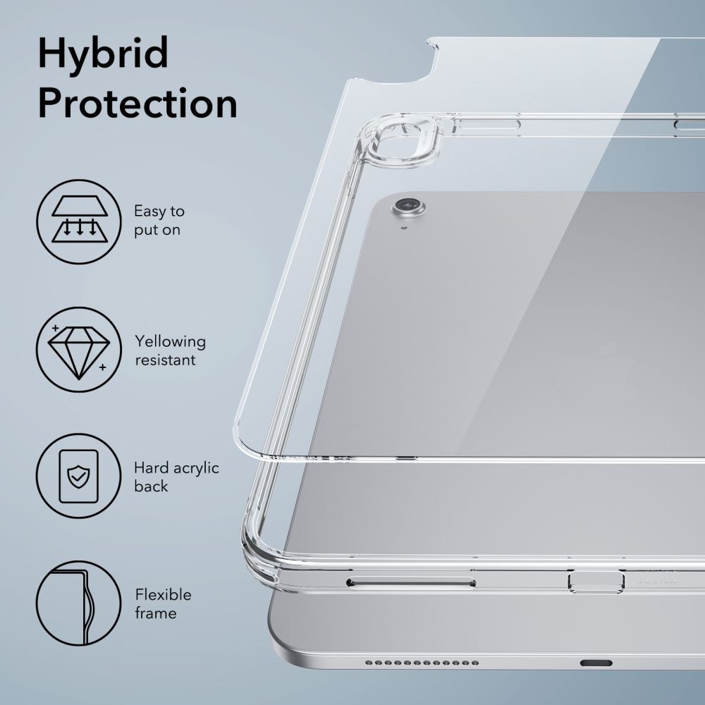 Funda Classic Hybrid Apple iPad 11 11th Gen (2025) Clear