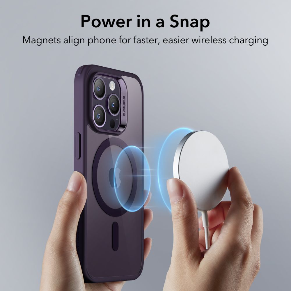 Classic Hybrid HaloLock MagSafe iPhone 14 Pro Max Púrpura