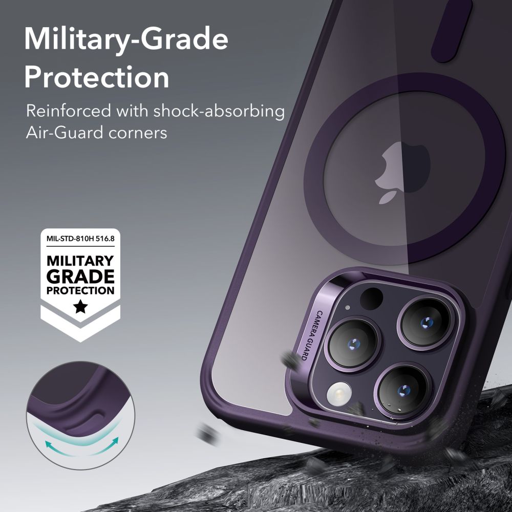 Classic Hybrid HaloLock MagSafe iPhone 14 Pro Max Púrpura