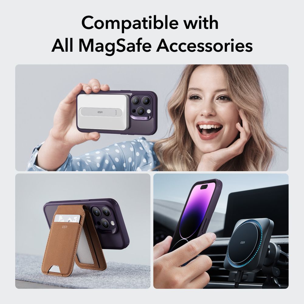 Classic Hybrid HaloLock MagSafe iPhone 14 Pro Max Púrpura